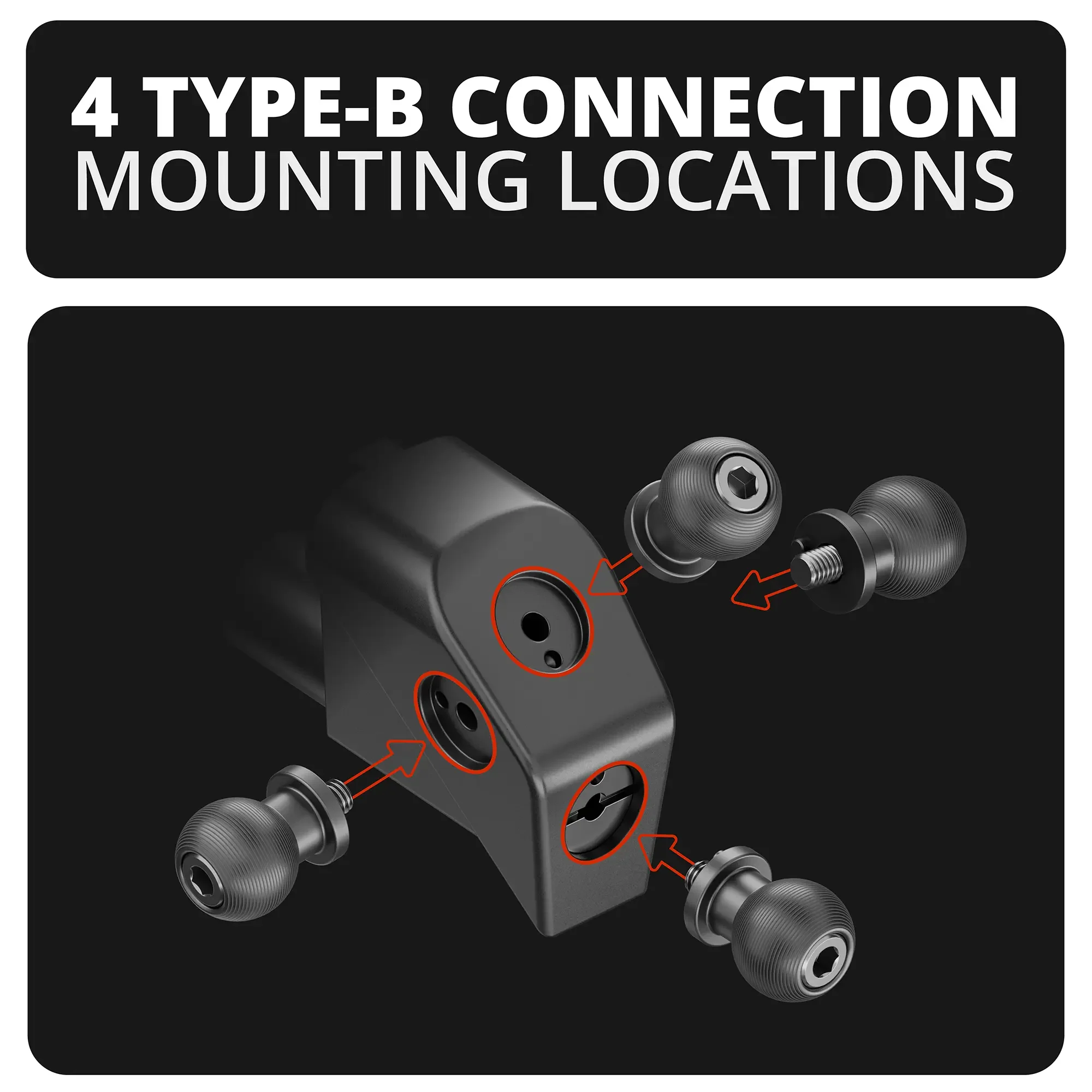 2018-2023 Jeep JL, Gladiator, and 4xe LINK™ Grab Handle Mount With Qi2/MagSafe Charging & Cooling Phone Holder | 3.5" Arm