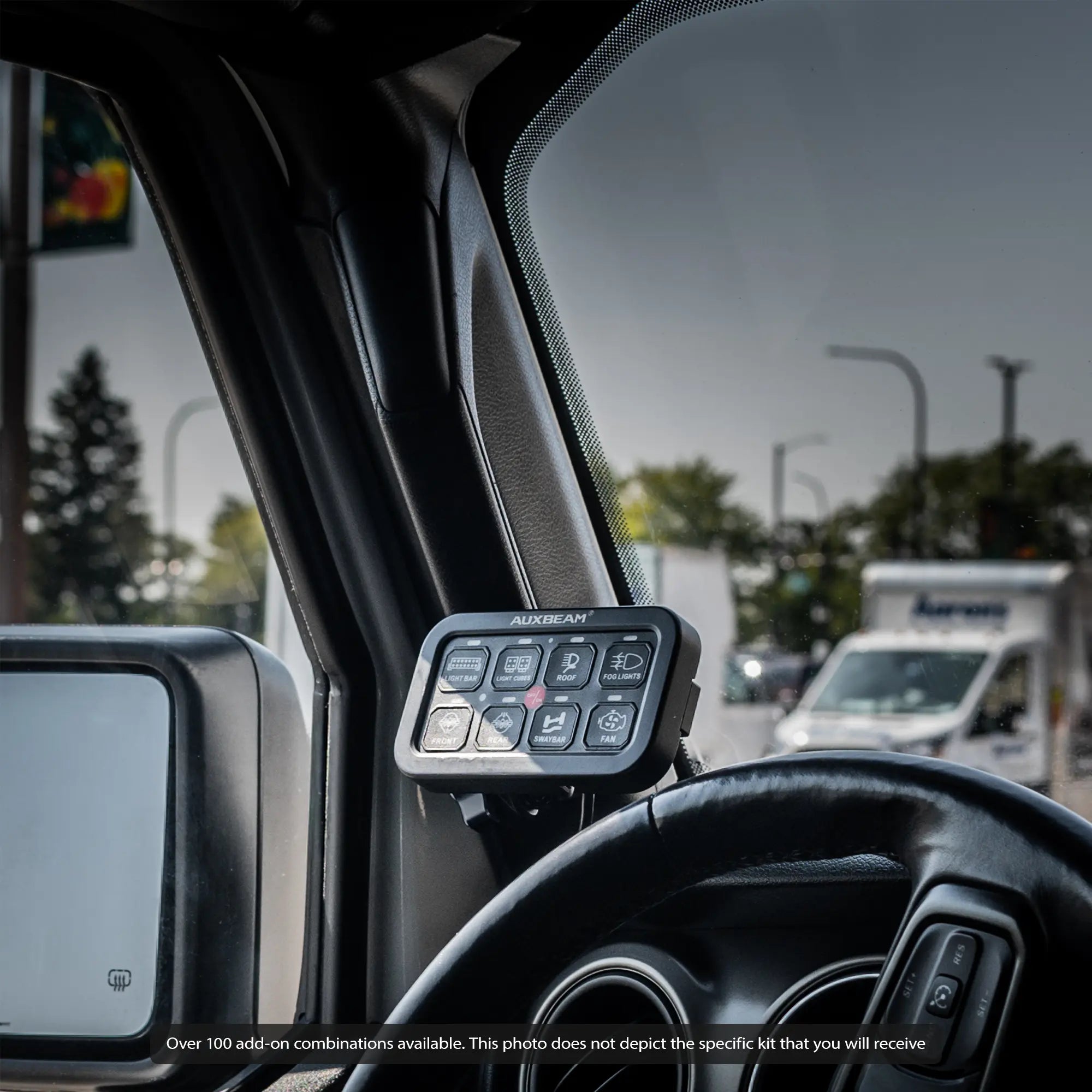 2018-2023 Jeep JL, Gladiator, and 4xe LINK™ Grab Handle Mount With Qi2/MagSafe Charging & Cooling Phone Holder | 3.5" Arm