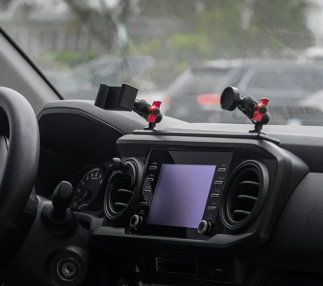 Dash Mount For 2016-2023 Toyota Tacoma Tackform Slim Track Dash Bracket With 20LITE Phone Mount