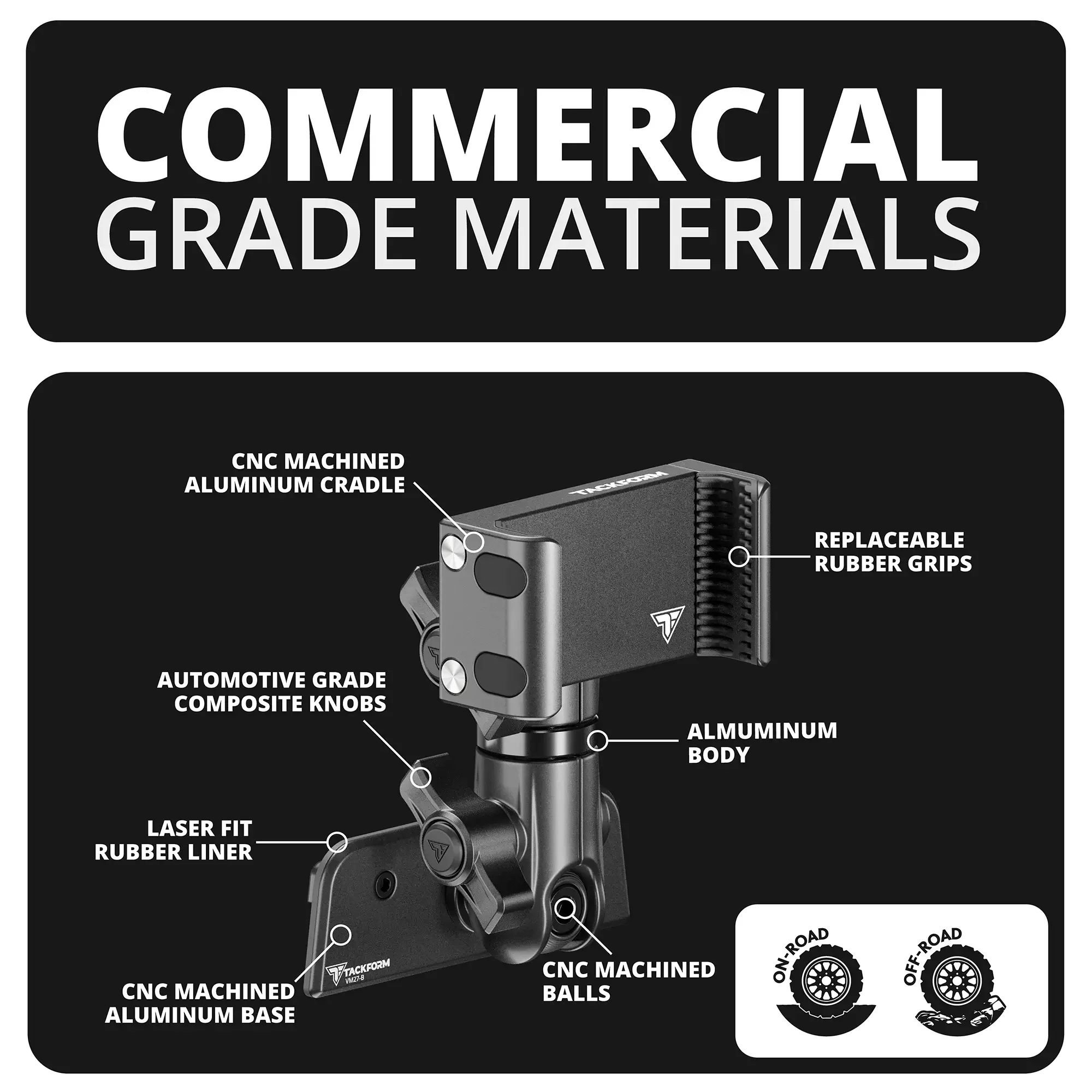 2020-2026 Ford Transit LINK™ Vent Mount Bracket With 20LITE Phone Holder | 3.5" Arm | (Not Compatible With Transit Connect)