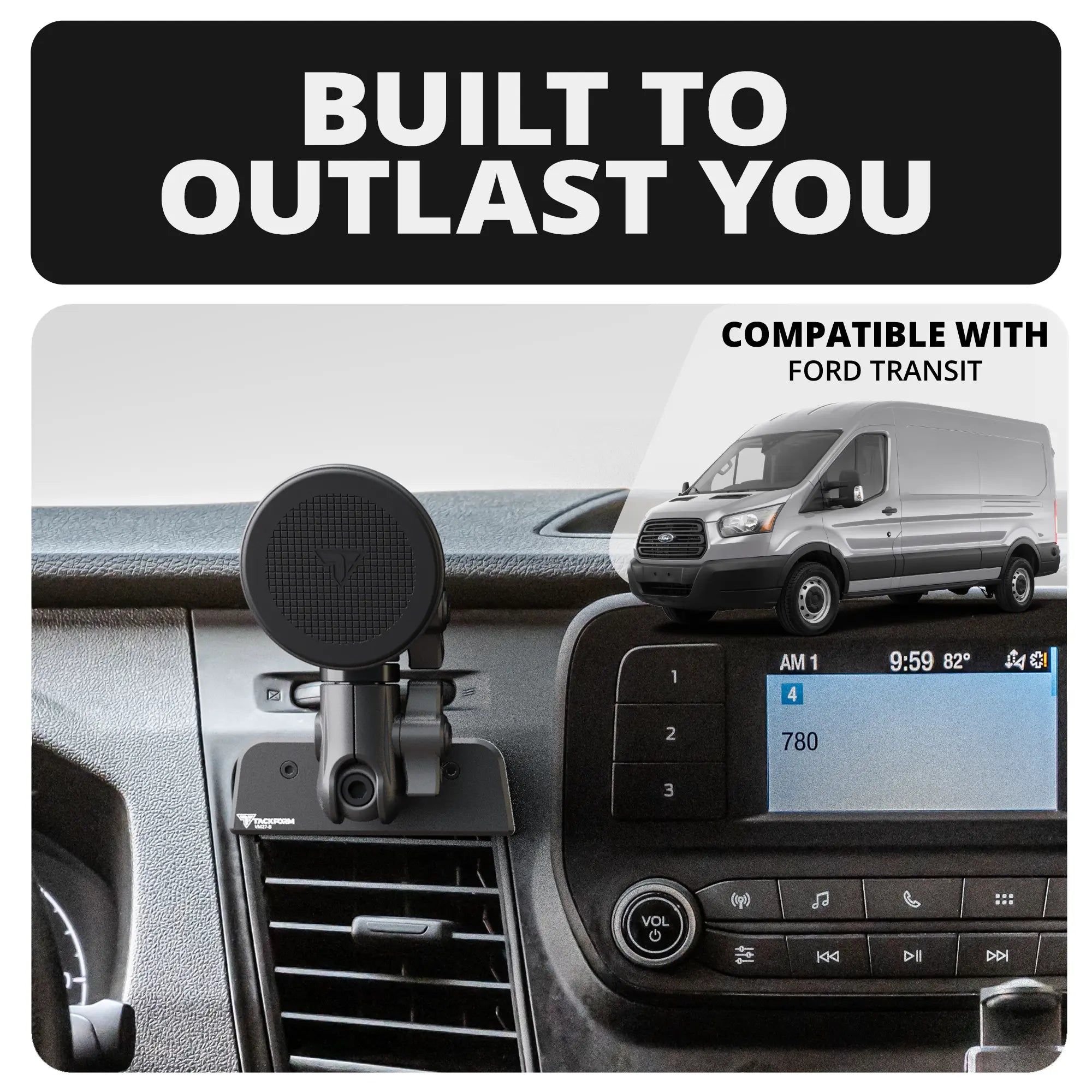 2020-2026 Ford Transit LINK™ Vent Mount Bracket With MagSafe Phone Holder | 3.5" Arm | (Not Compatible With Transit Connect)