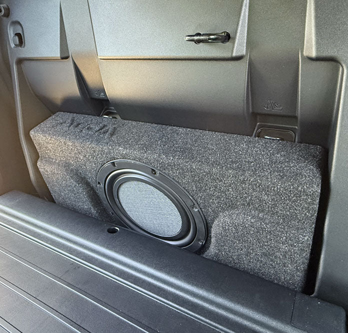 10" Subwoofer Enclosure For 2016-2023 4-Door Toyota Tacoma | STCM-4DG3