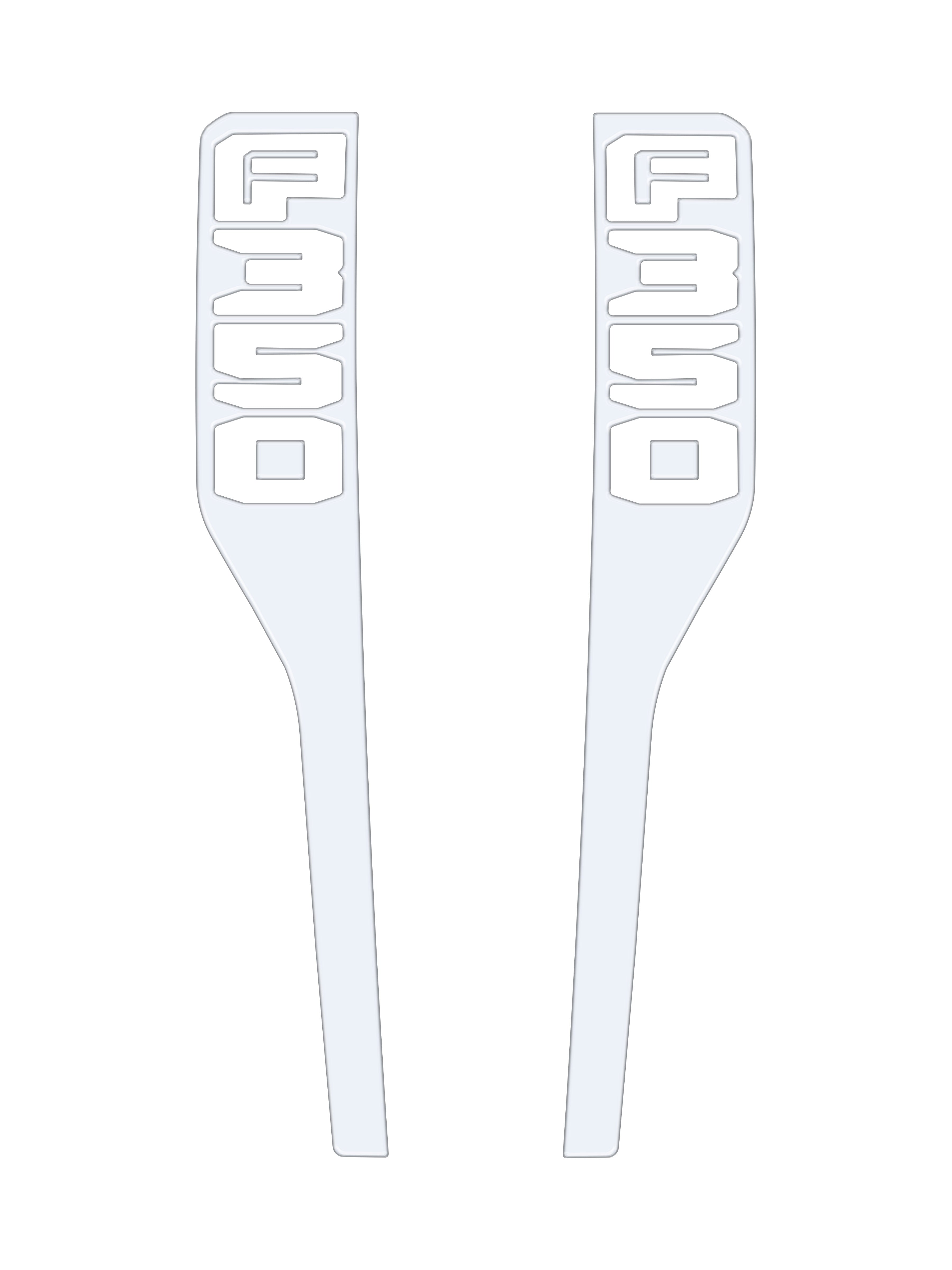 Front Fender Emblem Overlays Fits 2023-2026 Ford Super Duty