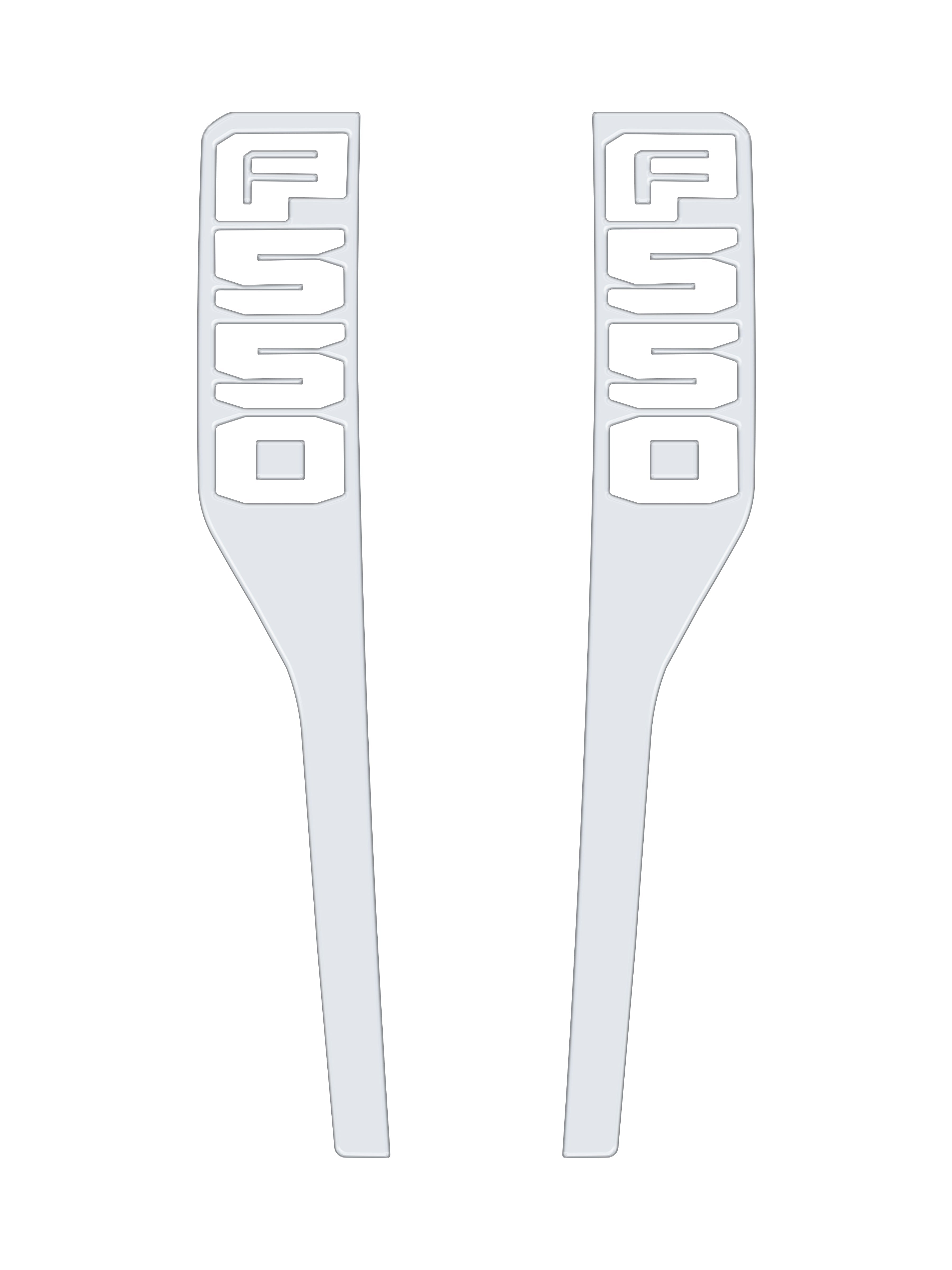 Front Fender Emblem Overlays Fits 2023-2026 Ford Super Duty