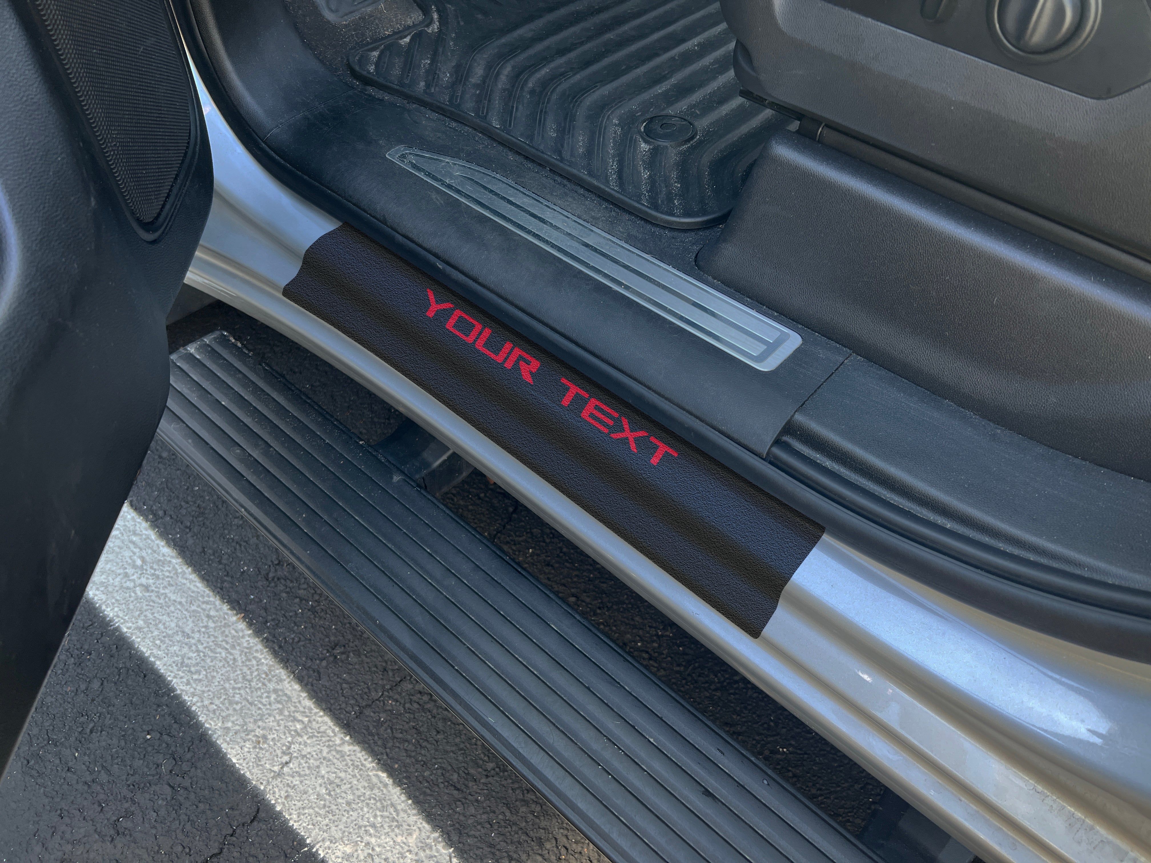 Door Sill Protection Overlays Fits 2014-2026 Chevrolet Silverado + Silverado HD