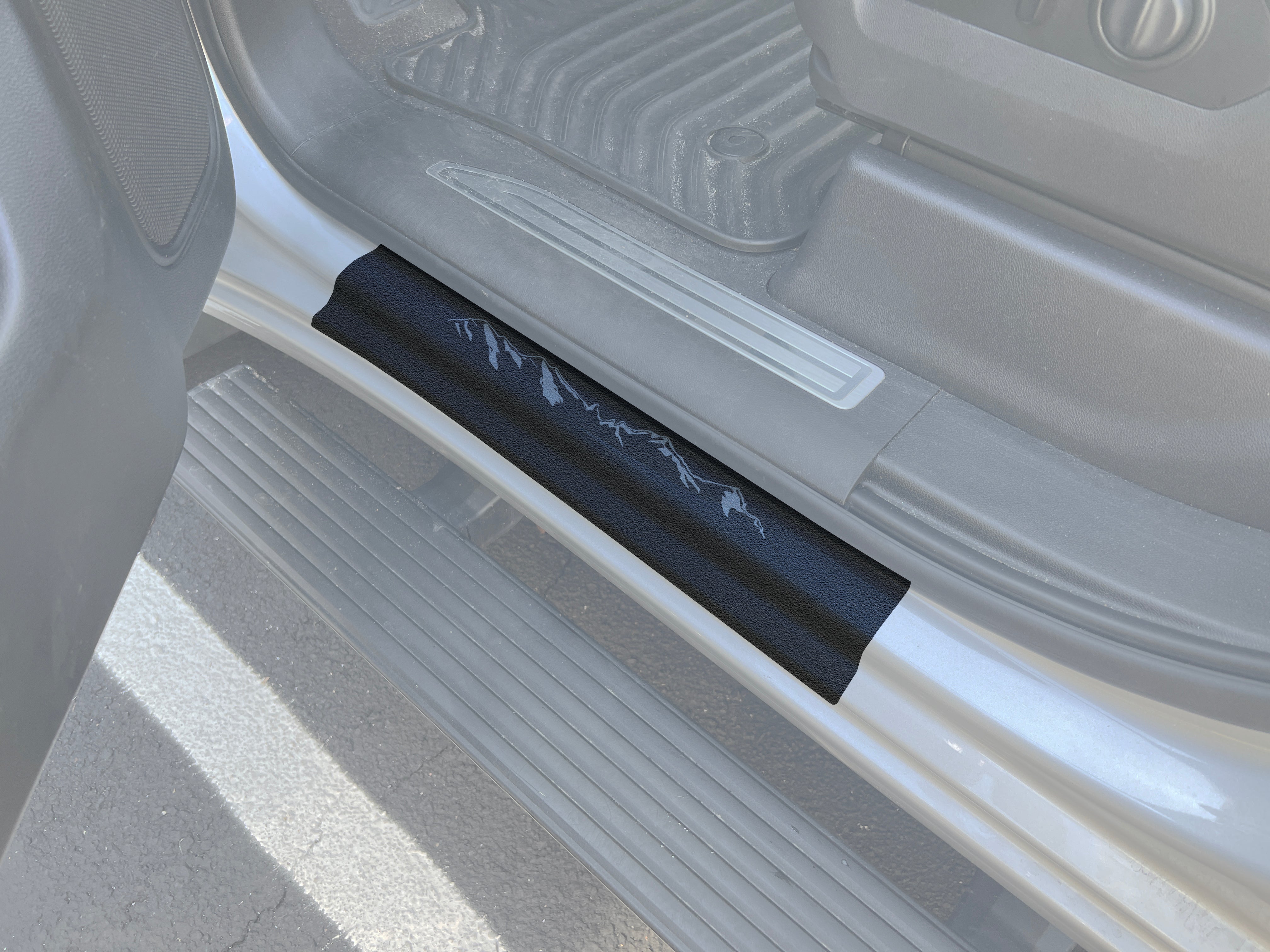 Door Sill Protection Overlays Fits 2014-2026 Chevrolet Silverado + Silverado HD