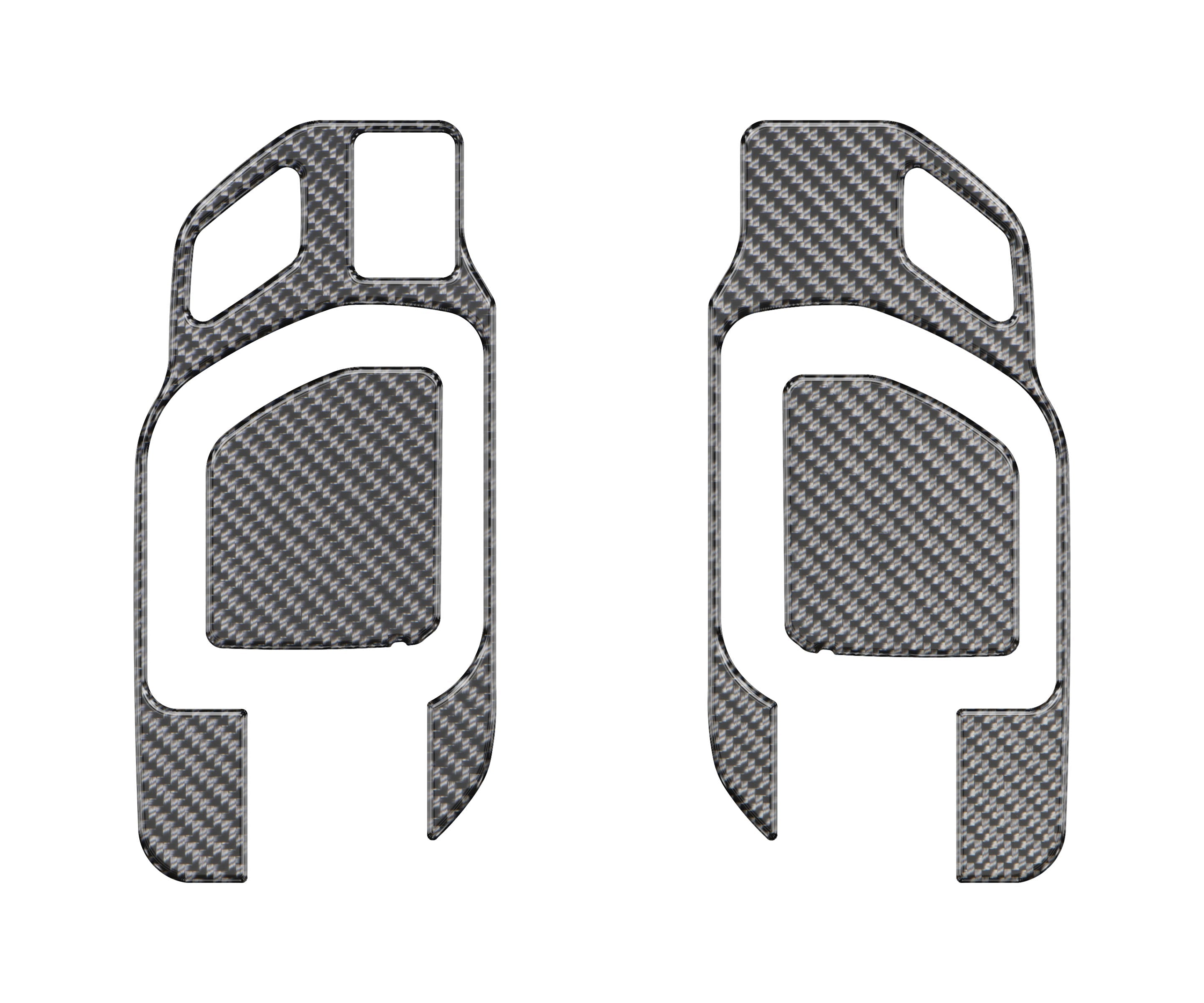 Door Handle Surround Accent Overlays Fits 2019-2021 Chevrolet Silverado