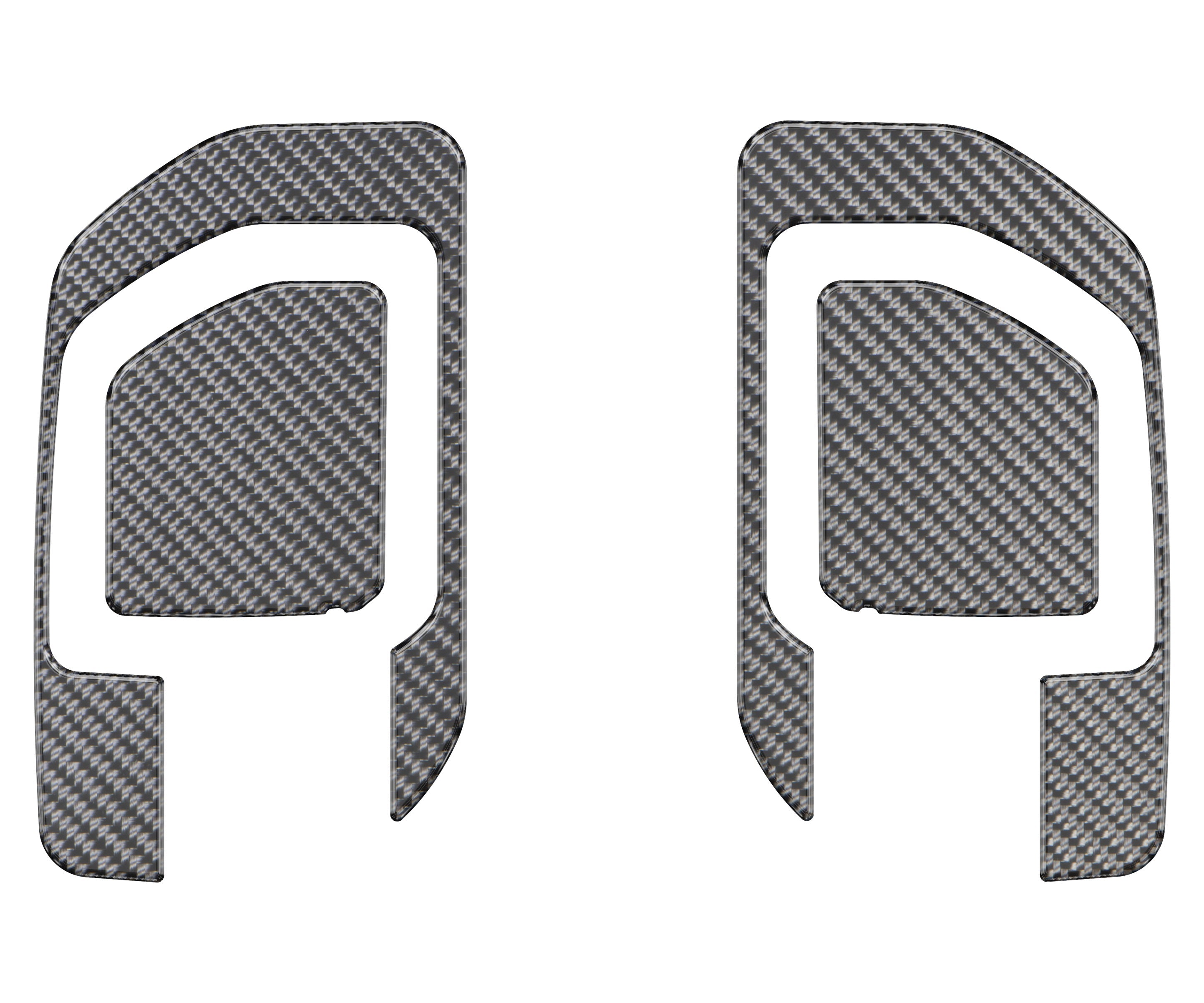 Door Handle Surround Accent Overlays Fits 2019-2021 Chevrolet Silverado
