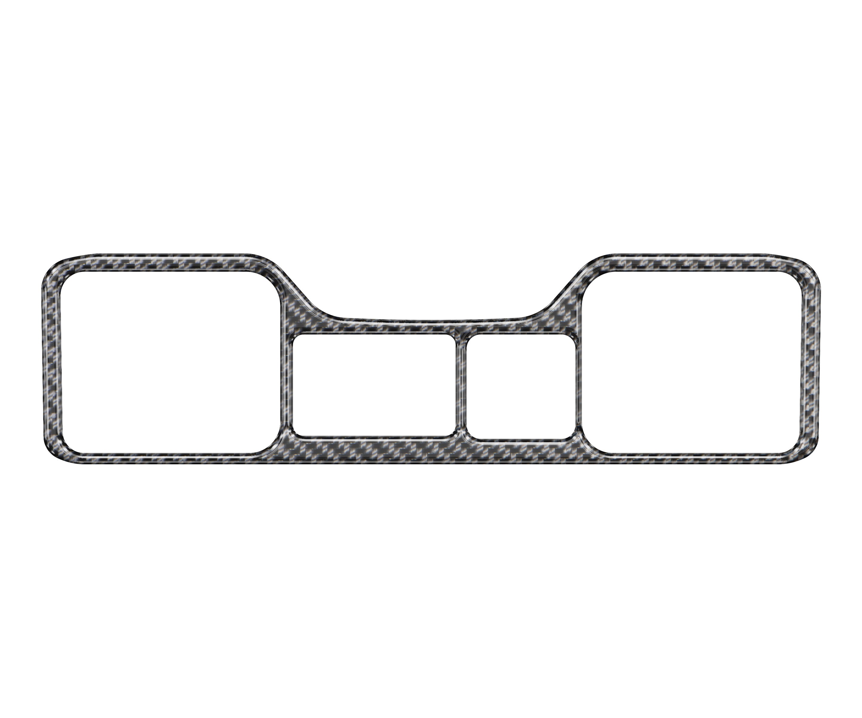 Rear USB Accent Overlay Fits 2019-2021 Chevrolet Silverado