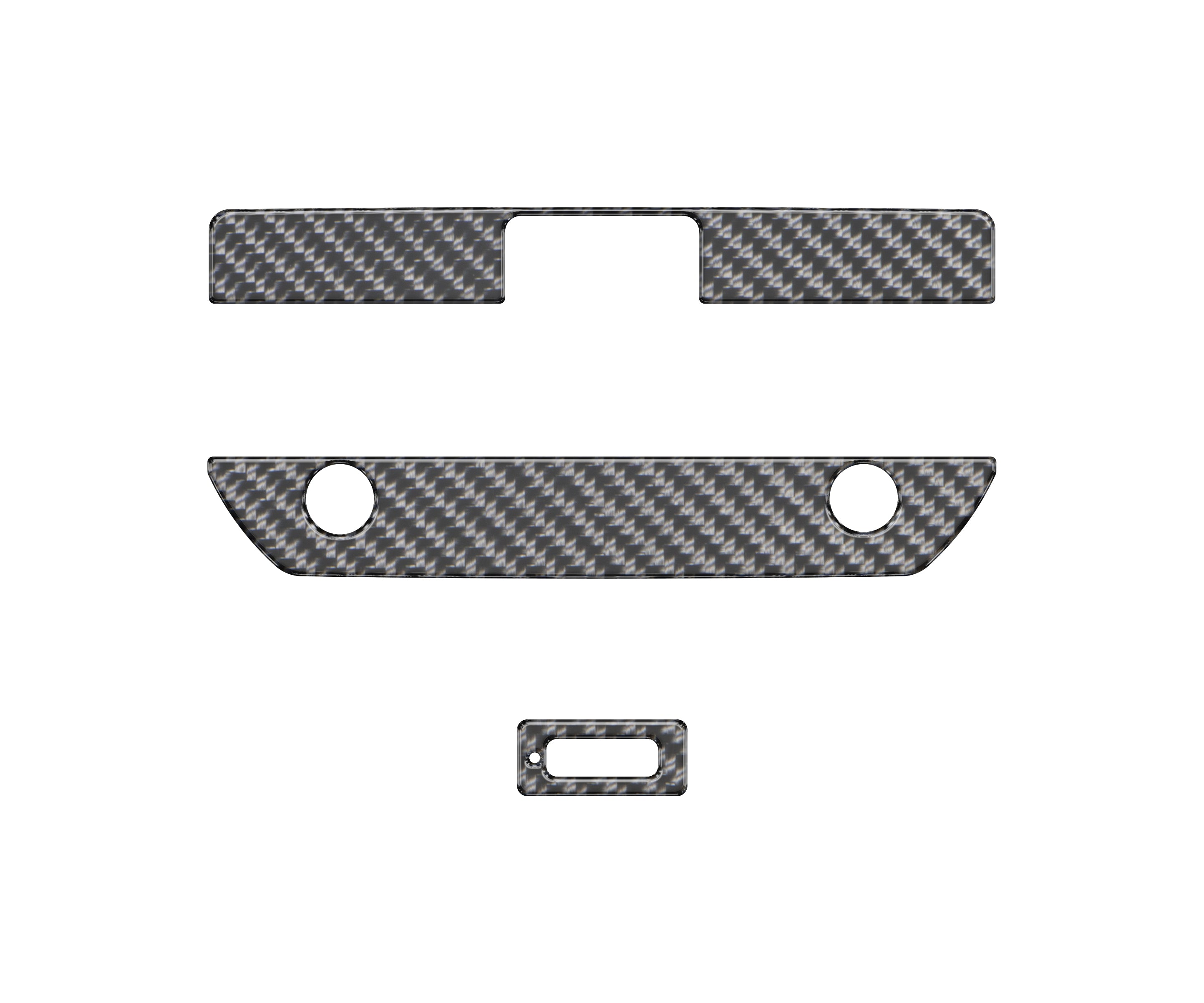 Tailgate Handle Overlays Fits 2019-2024 Chevrolet Silverado