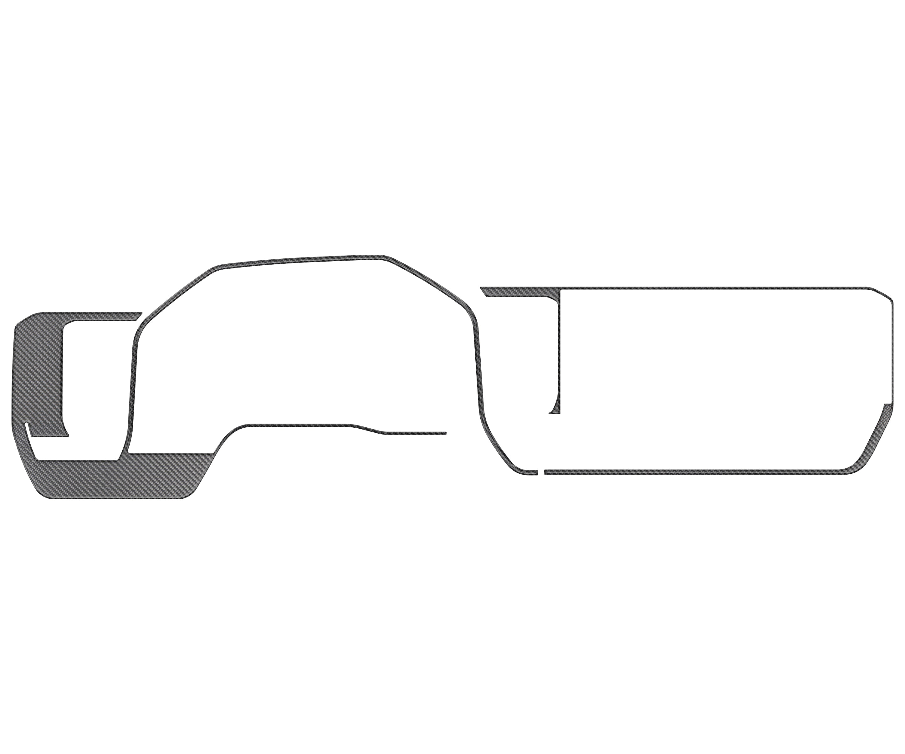 Dash Accent Trim Fits 2022-2026 Chevrolet Silverado