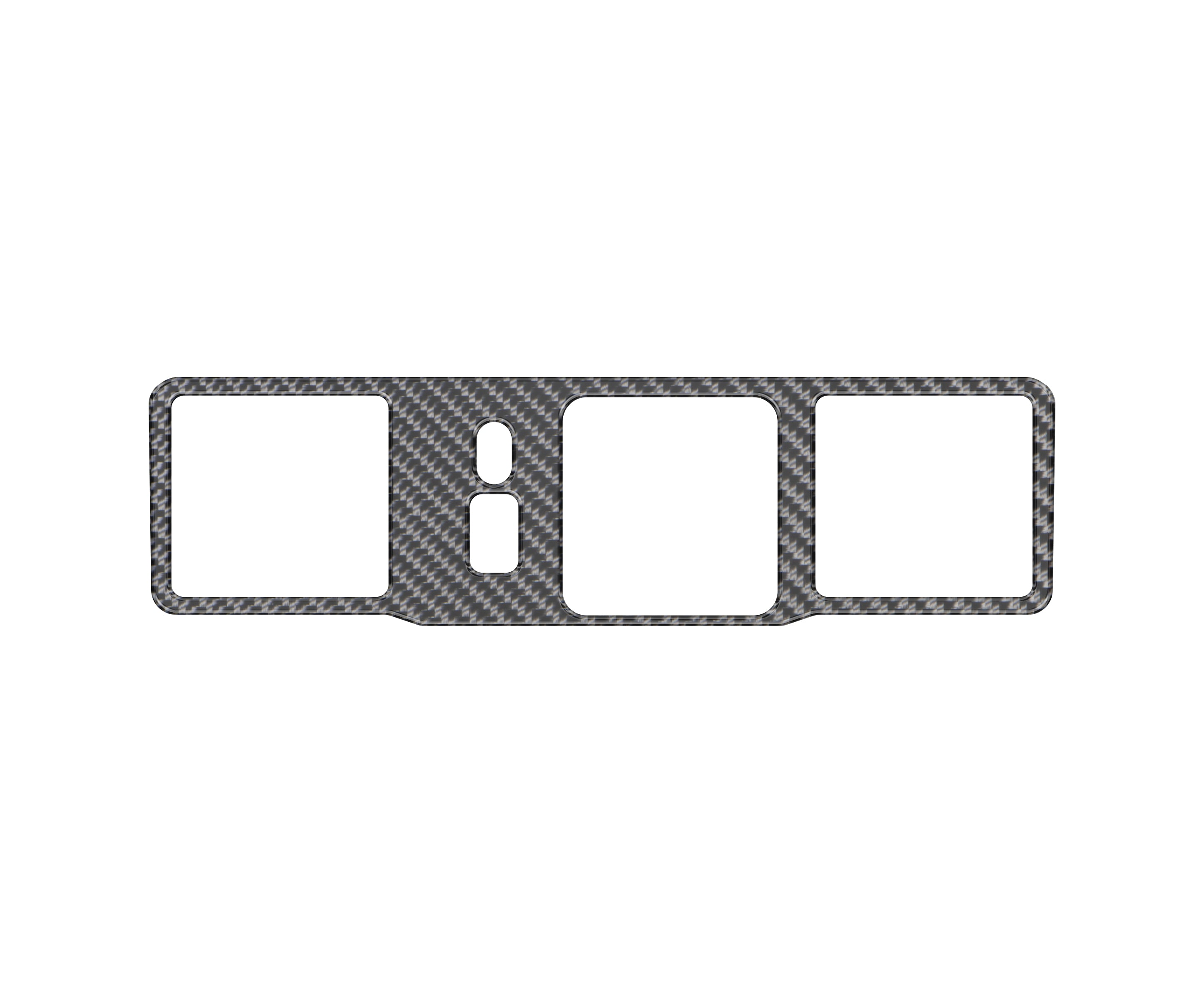 Rear Center Console Accent Trim Fits 2022-2026 Chevrolet Silverado