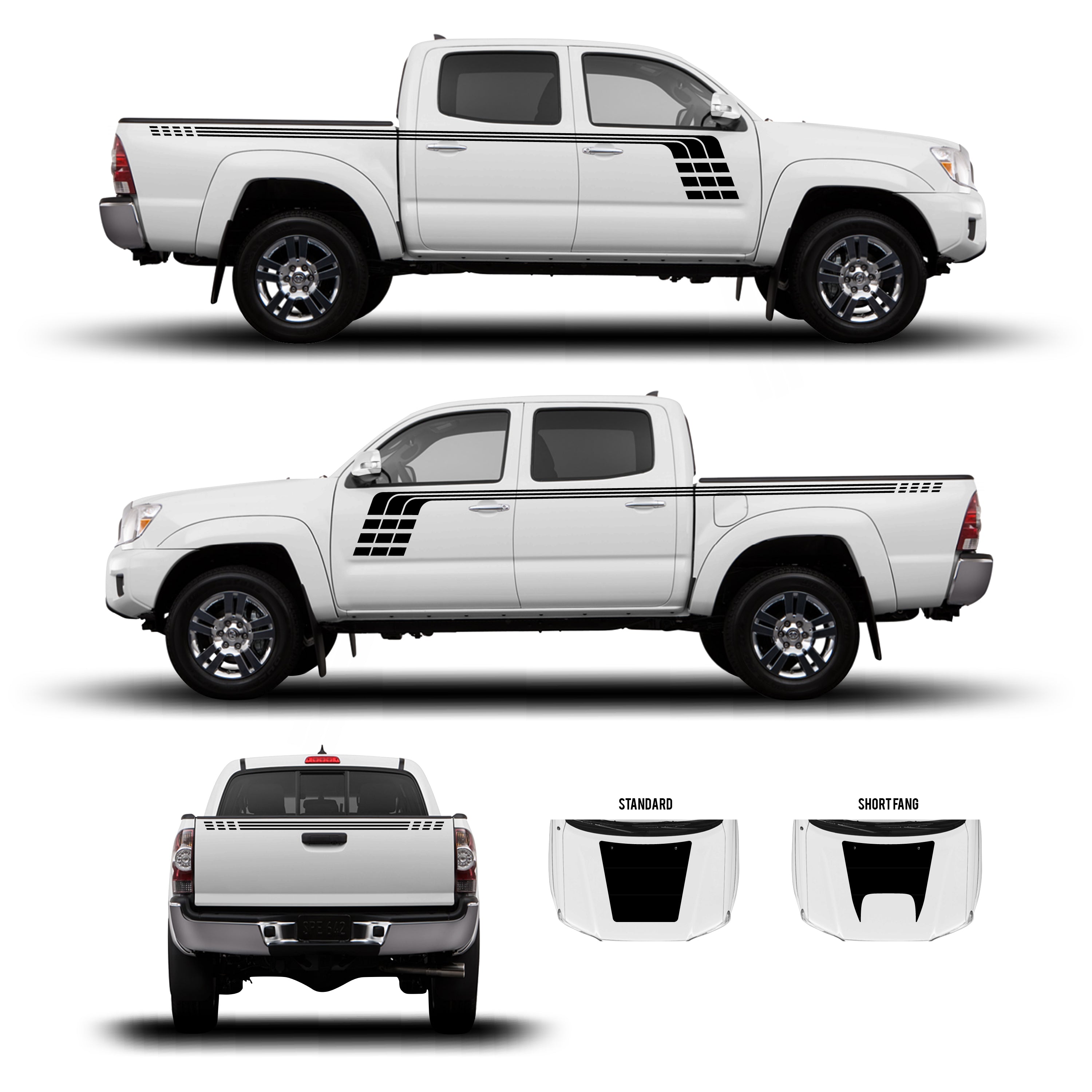 2005-15  Checkered Stripe Kit For Tacoma