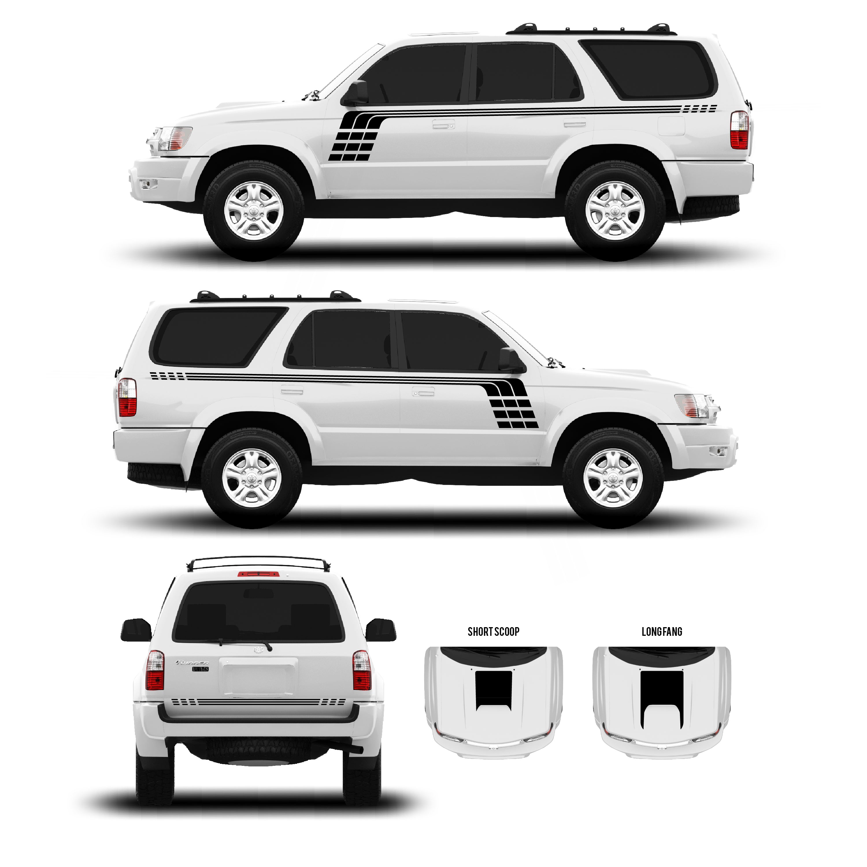 1996-02  Checkered Stripe Kit For 4Runner