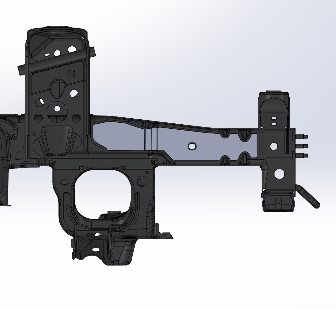 Front Frame Gussets For Toyota Tacoma / 2005-2023