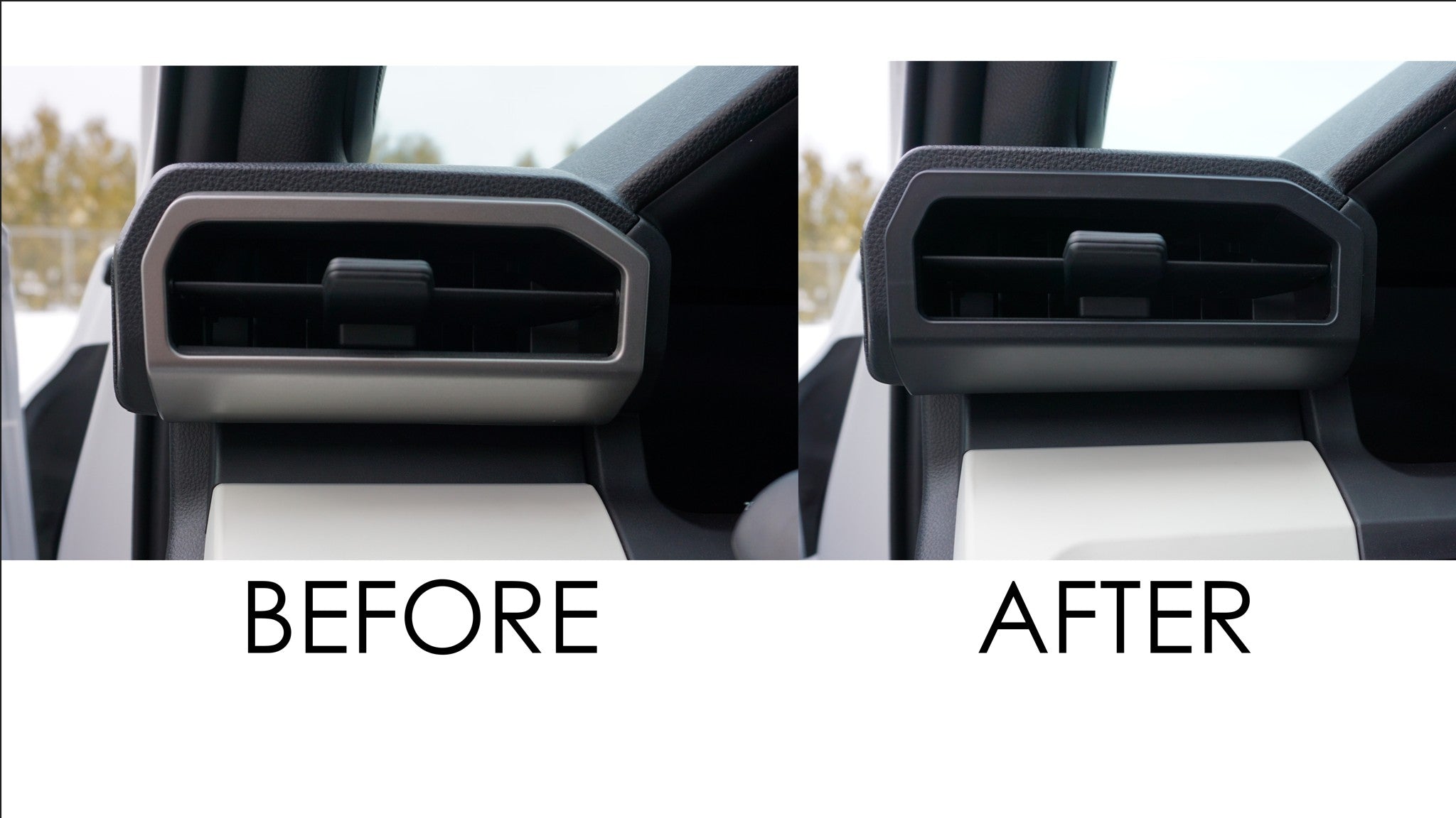 VENT TRIM (For 2024+ TACOMA / 2025+ 4RUNNER) - BLACK