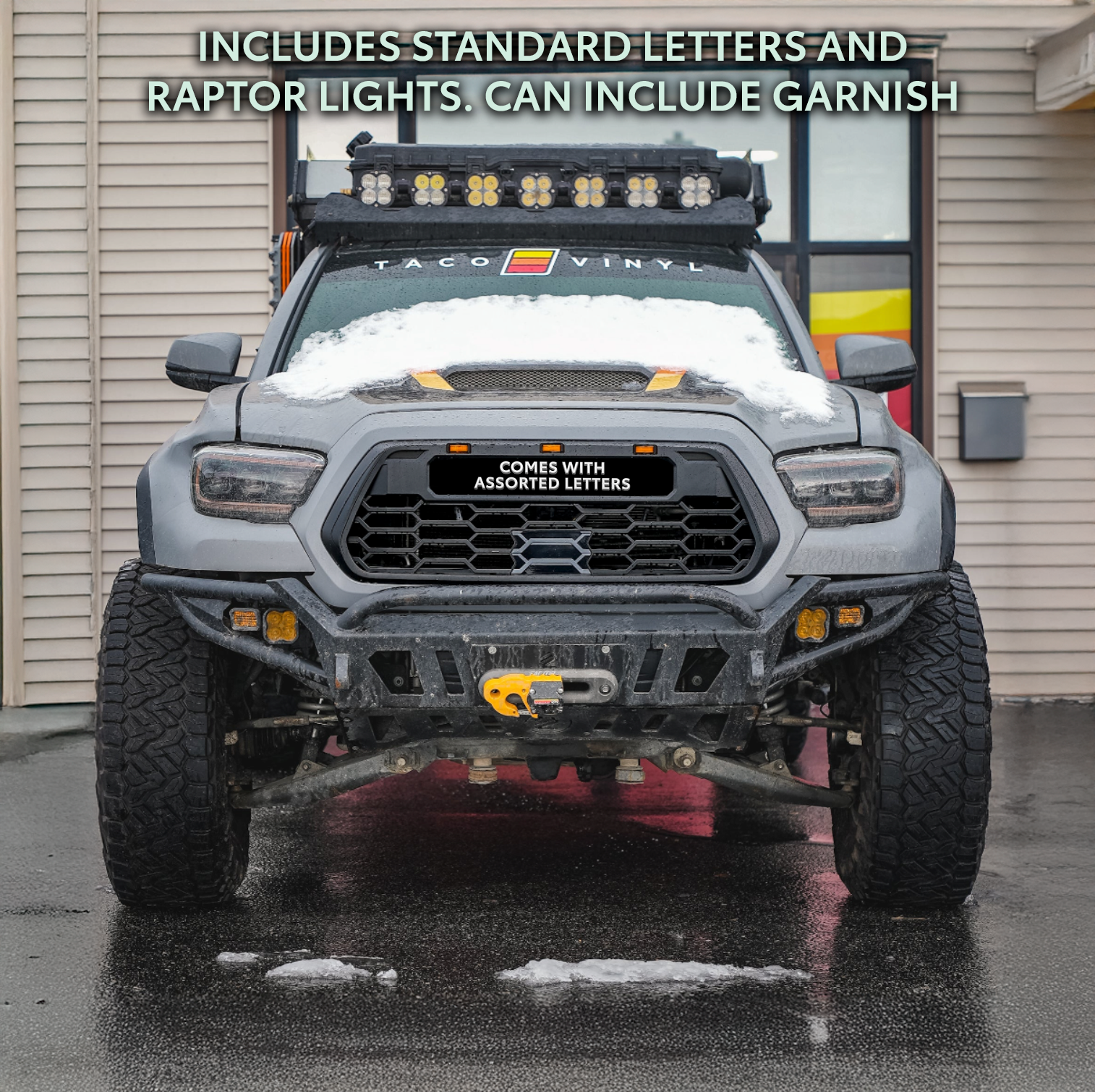 2016-23  Alpha Front Grille For Tacoma
