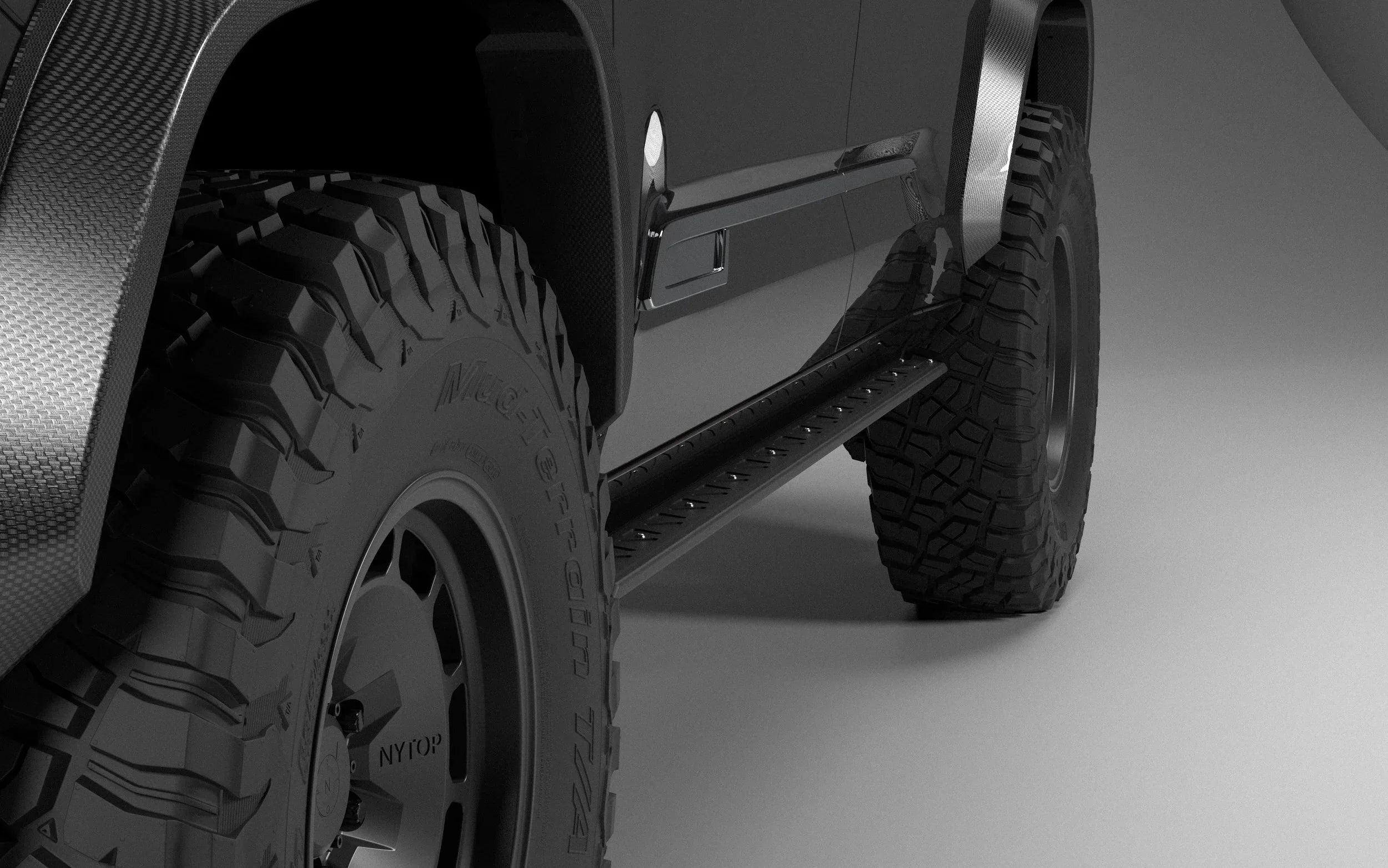 NYTOP Rock Sliders For 2023-Current Toyota Sequoia