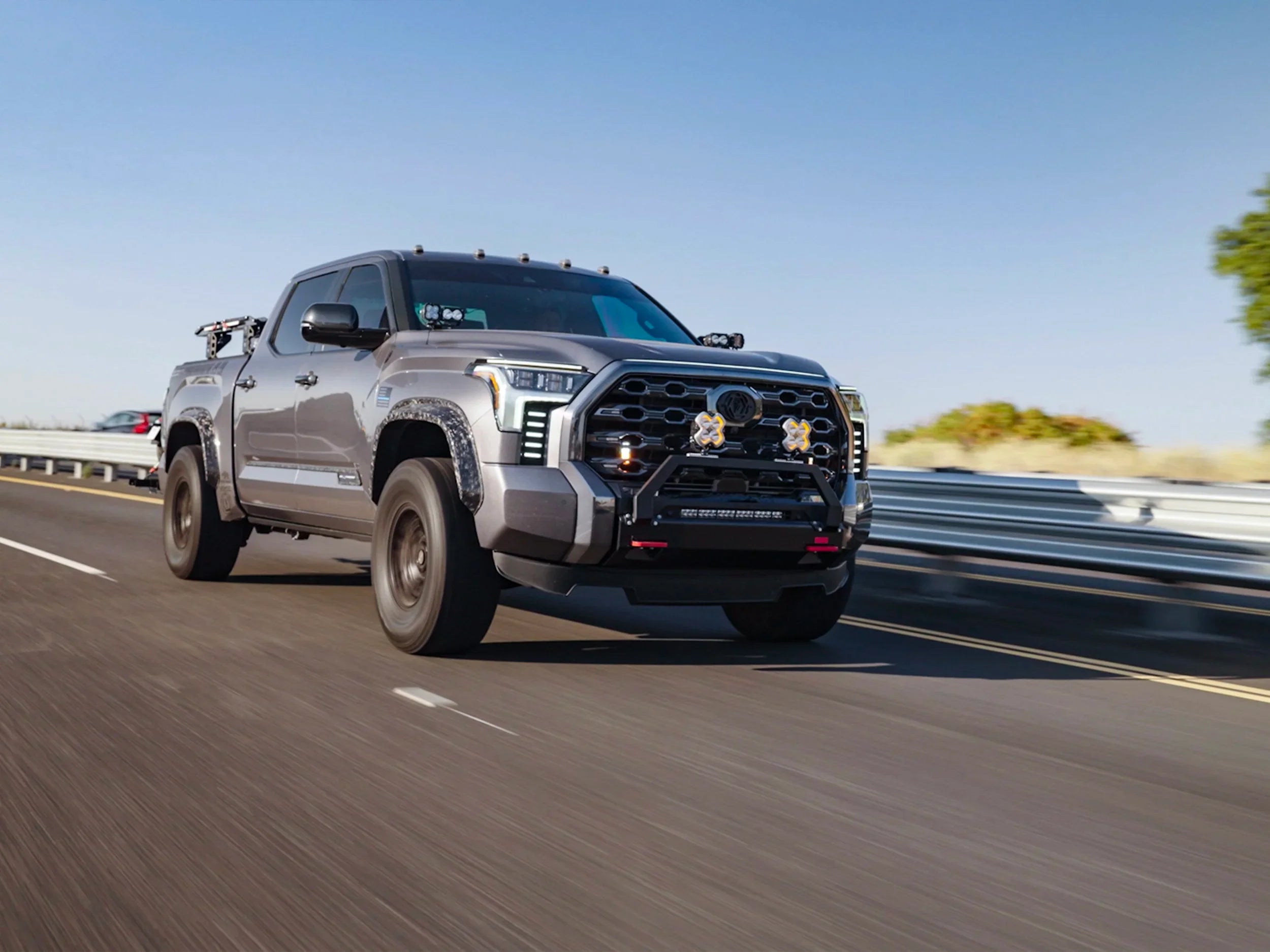NYTOP Front Hybrid Bumper Bull Bar For 2022-Current Toyota Tundra