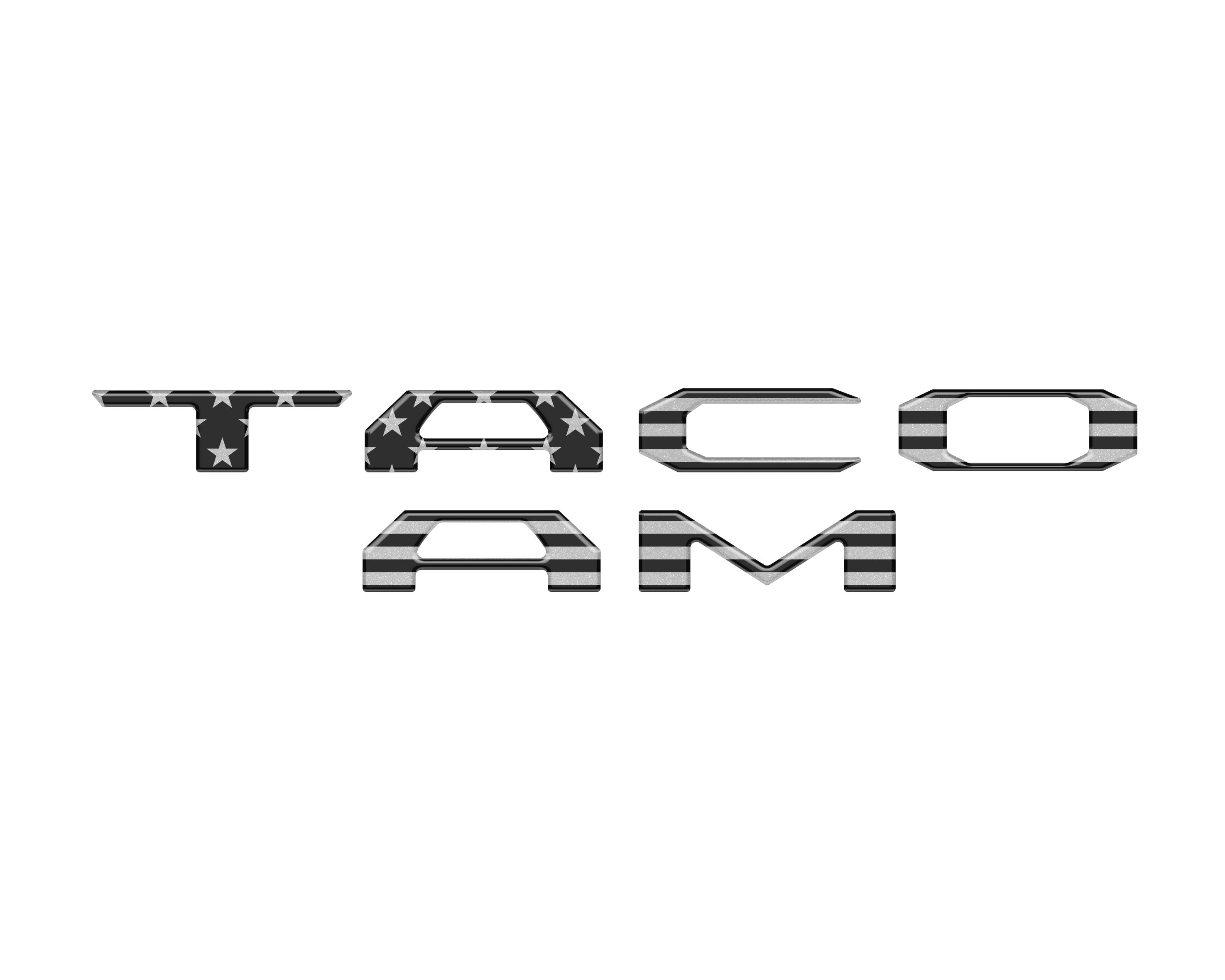 Glovebox Letter Overlays Fits 2024-2026 Toyota Tacoma