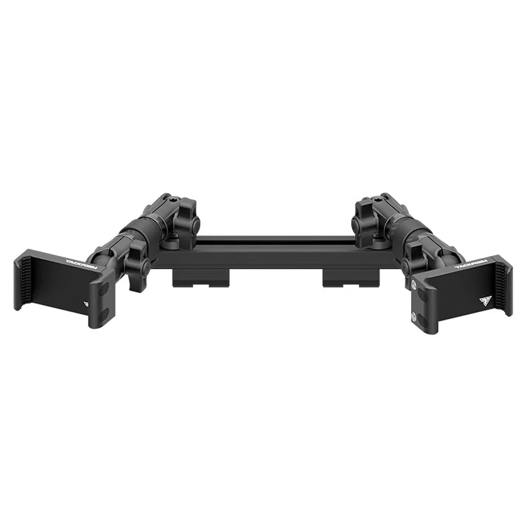 2019-2023 Ford Ranger (WITHOUT Switch Panel) Tackform Slim Track Dash Bracket With Dual 20LITE Phone Holders