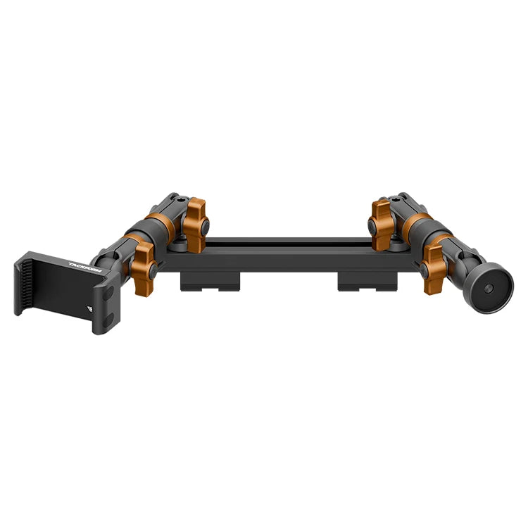 2019-2023 Ford Ranger (WITHOUT Switch Panel) Tackform Slim Track Dash Bracket With 20LITE Phone Holder & Midland Magnetic CB Radio Mic Holder