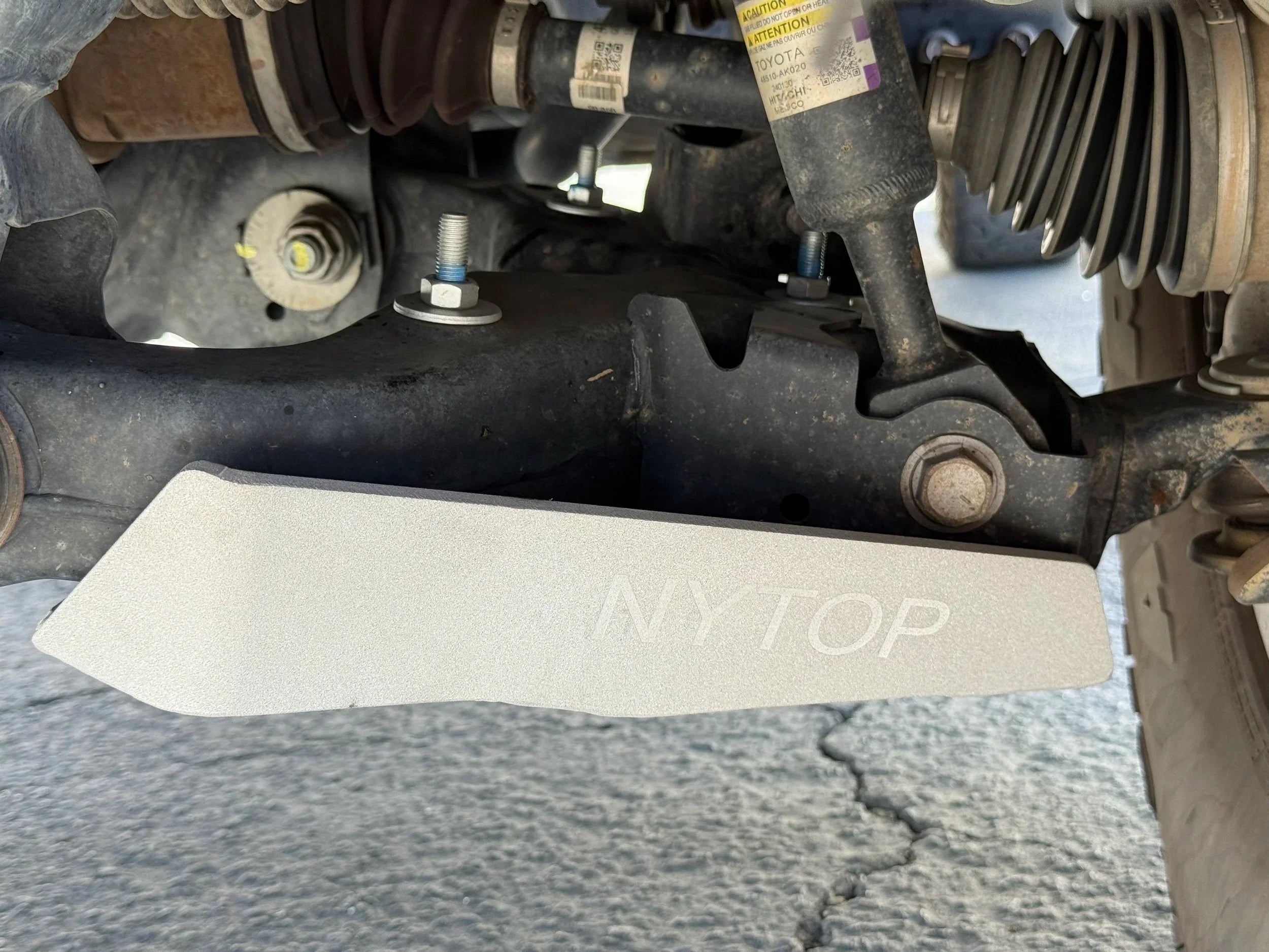 NYTOP Lower Control Arm Skid Plate Kit For 2024-Current Toyota Tacoma