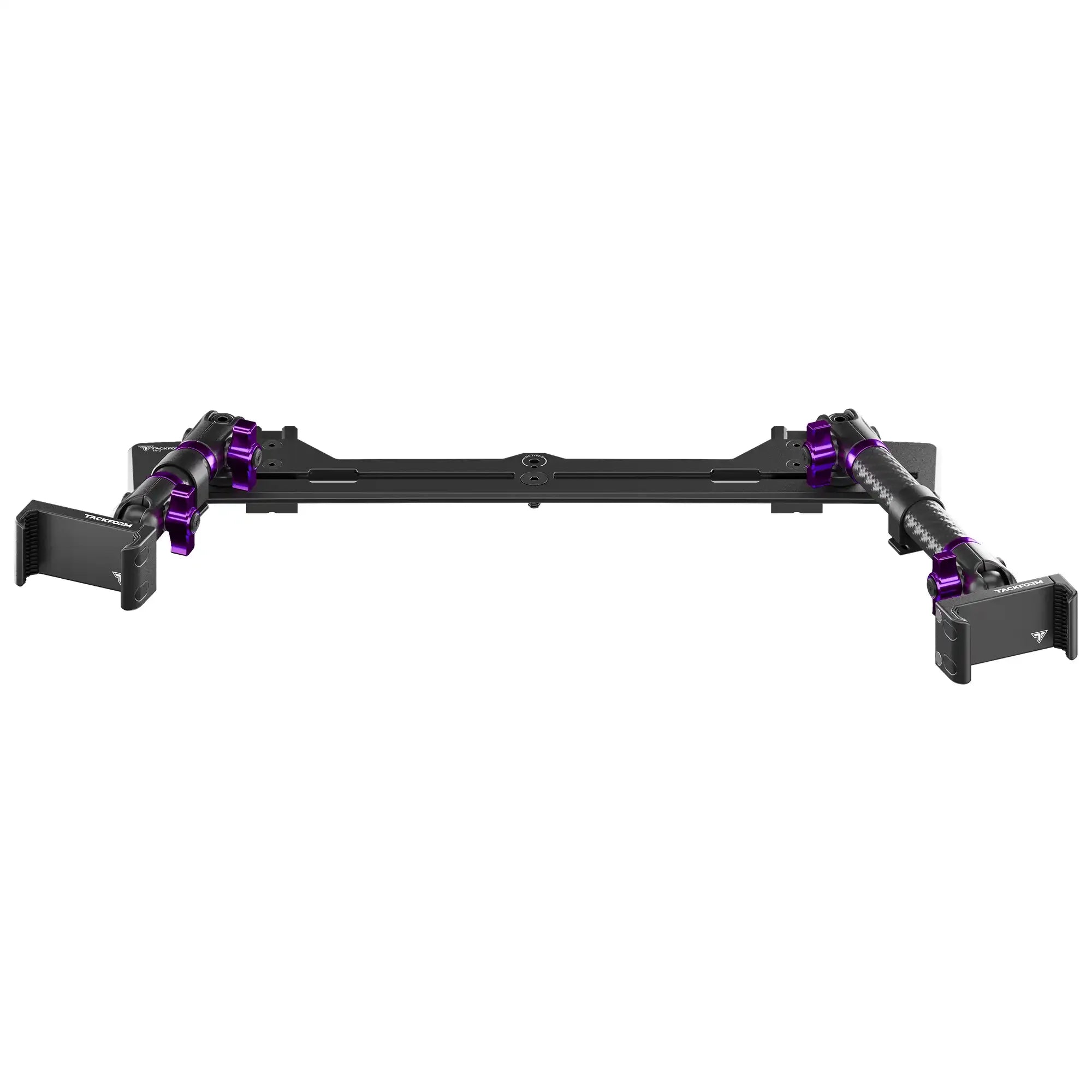 2021-2026 Ford Bronco & Bronco Raptor (Non-Sport) Tackform Slim Track Dash Bracket With Dual 20LITE Phone Mounts