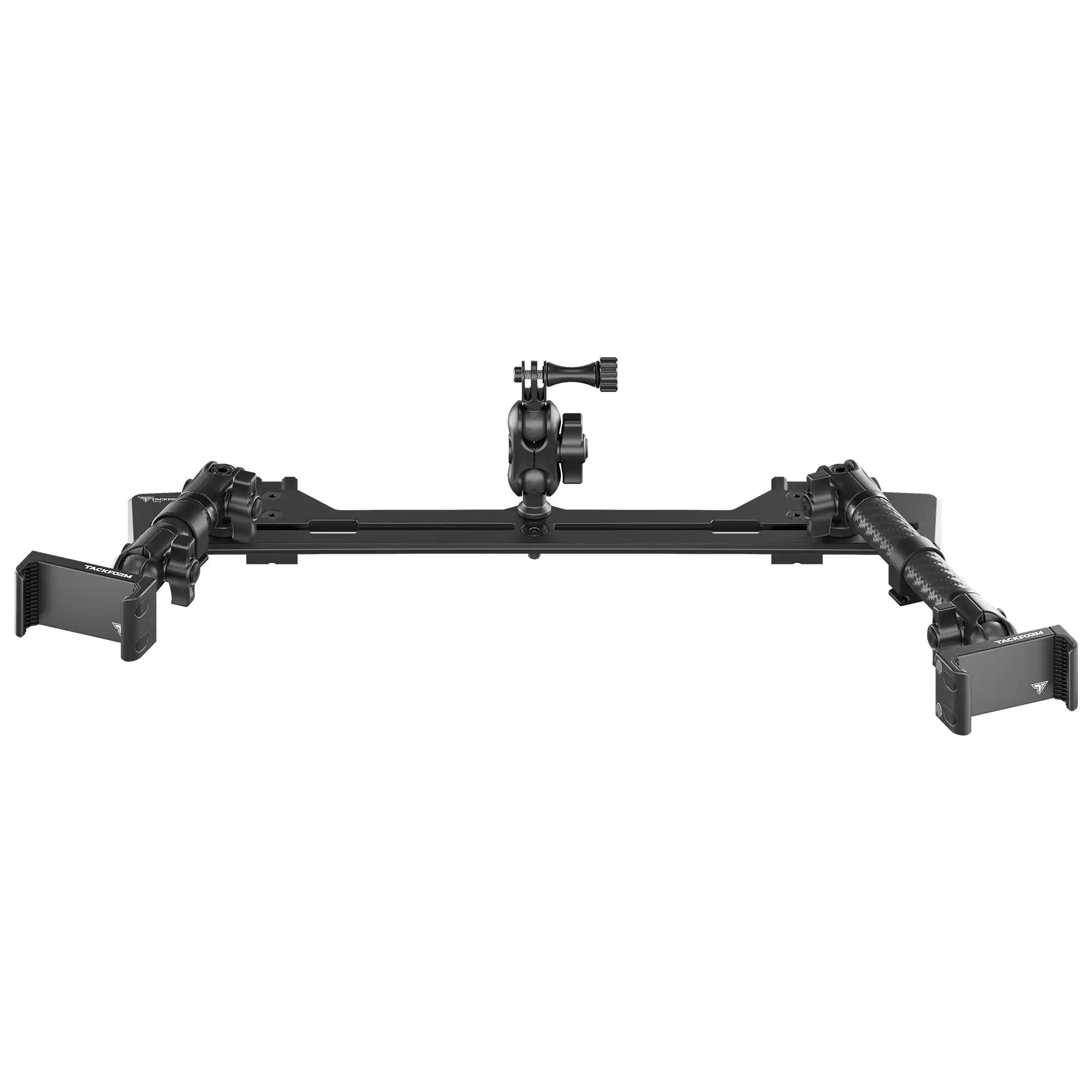 2021-2026 Ford Bronco & Bronco Raptor (Non-Sport) Tackform Slim Track Dash Bracket With Dual 20LITE Phone Mounts & GoPro Mount