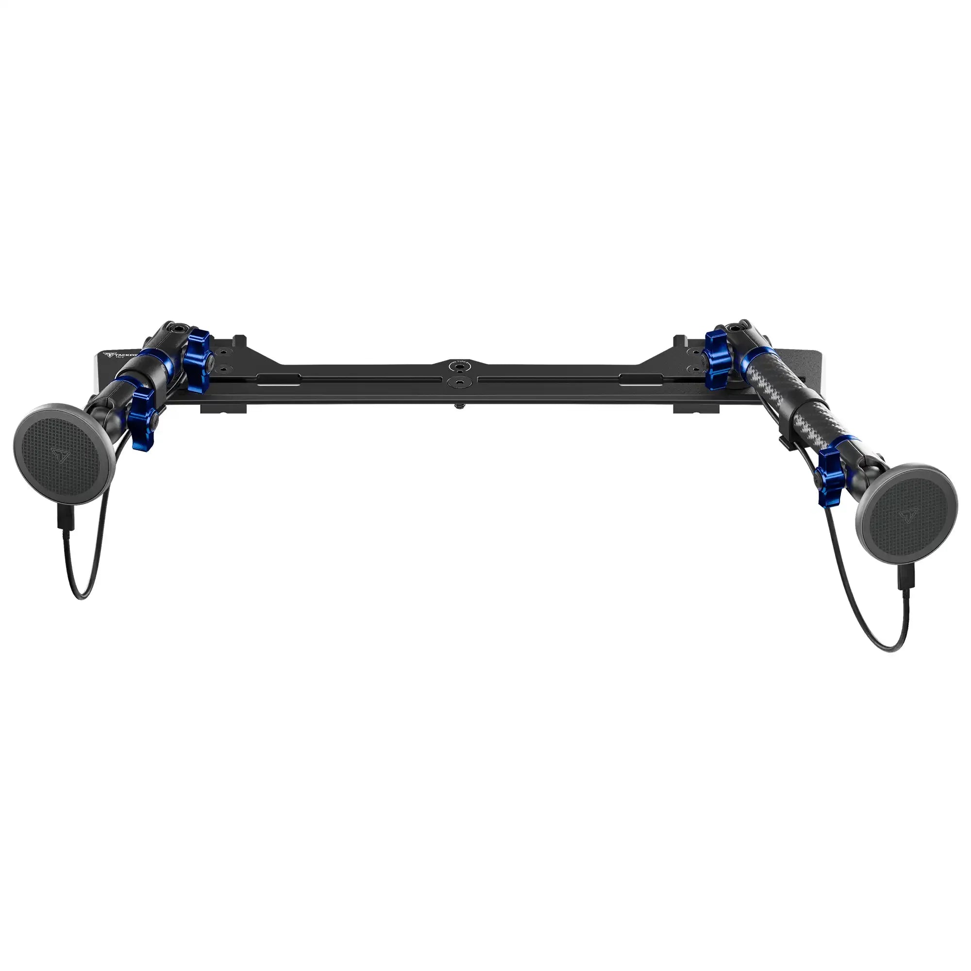 2021-2026 Ford Bronco & Bronco Raptor (Non-Sport) Tackform Slim Track Dash Bracket With Dual MagSafe Charging Phone Mounts