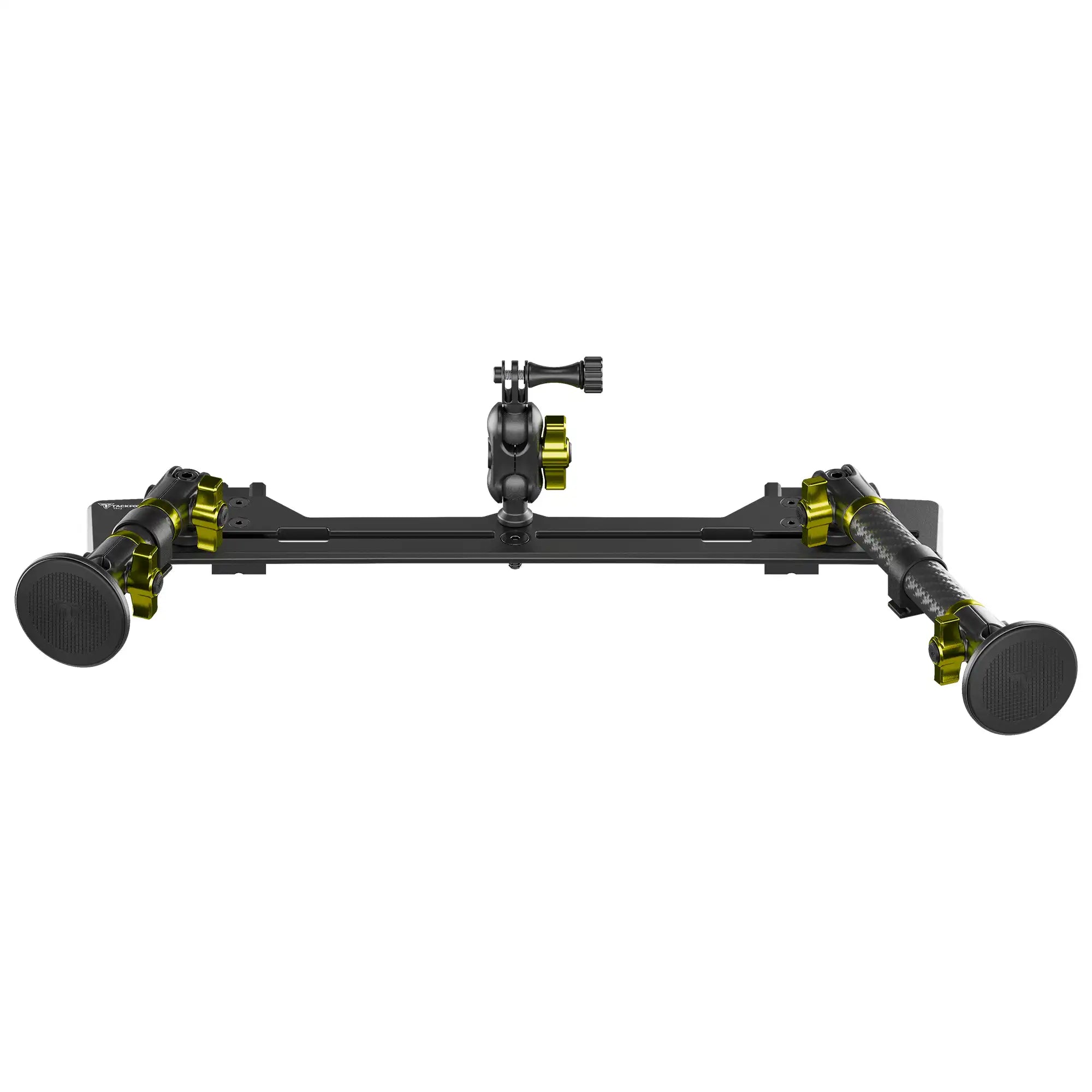 2021-2026 Ford Bronco & Bronco Raptor (Non-Sport) Tackform Slim Track Dash Bracket With Dual MagSafe Phone Mounts & GoPro Mount