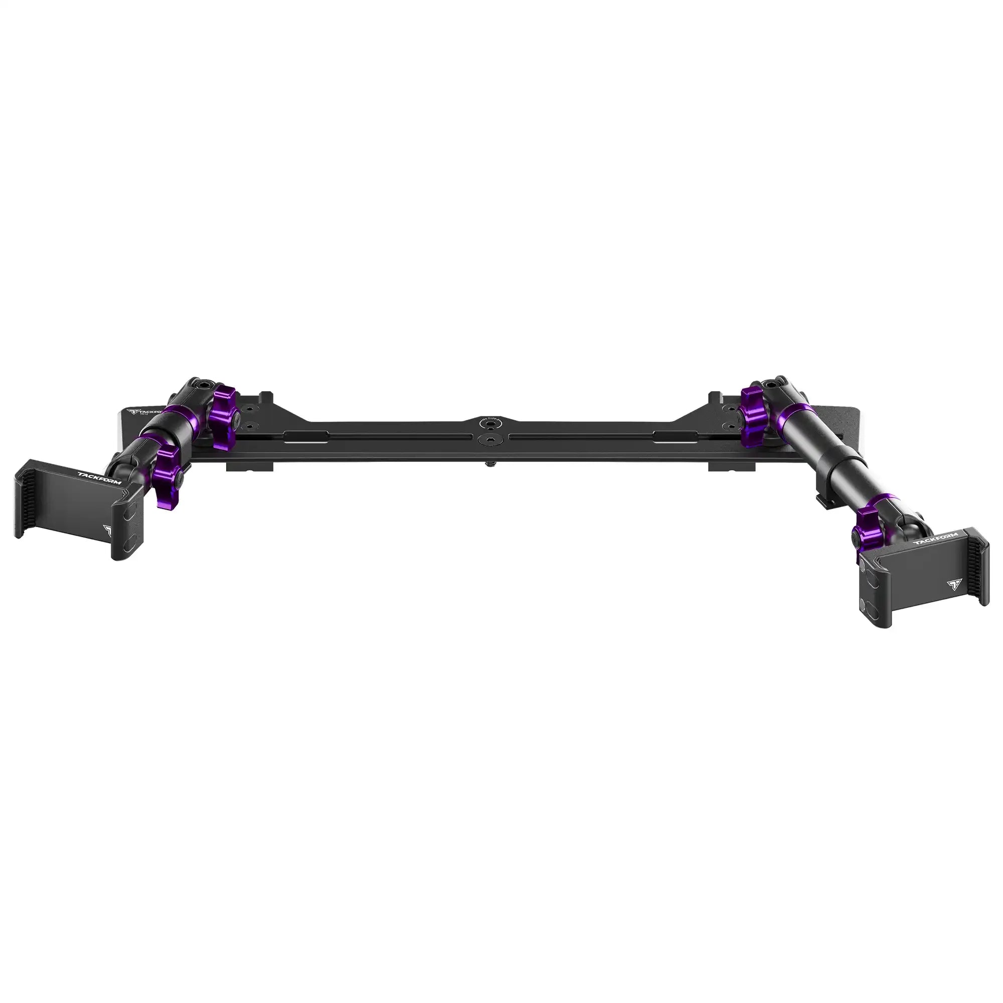 2021-2026 Ford Bronco & Bronco Raptor (Non-Sport) Tackform Slim Track Dash Bracket With Dual 20LITE Phone Mounts