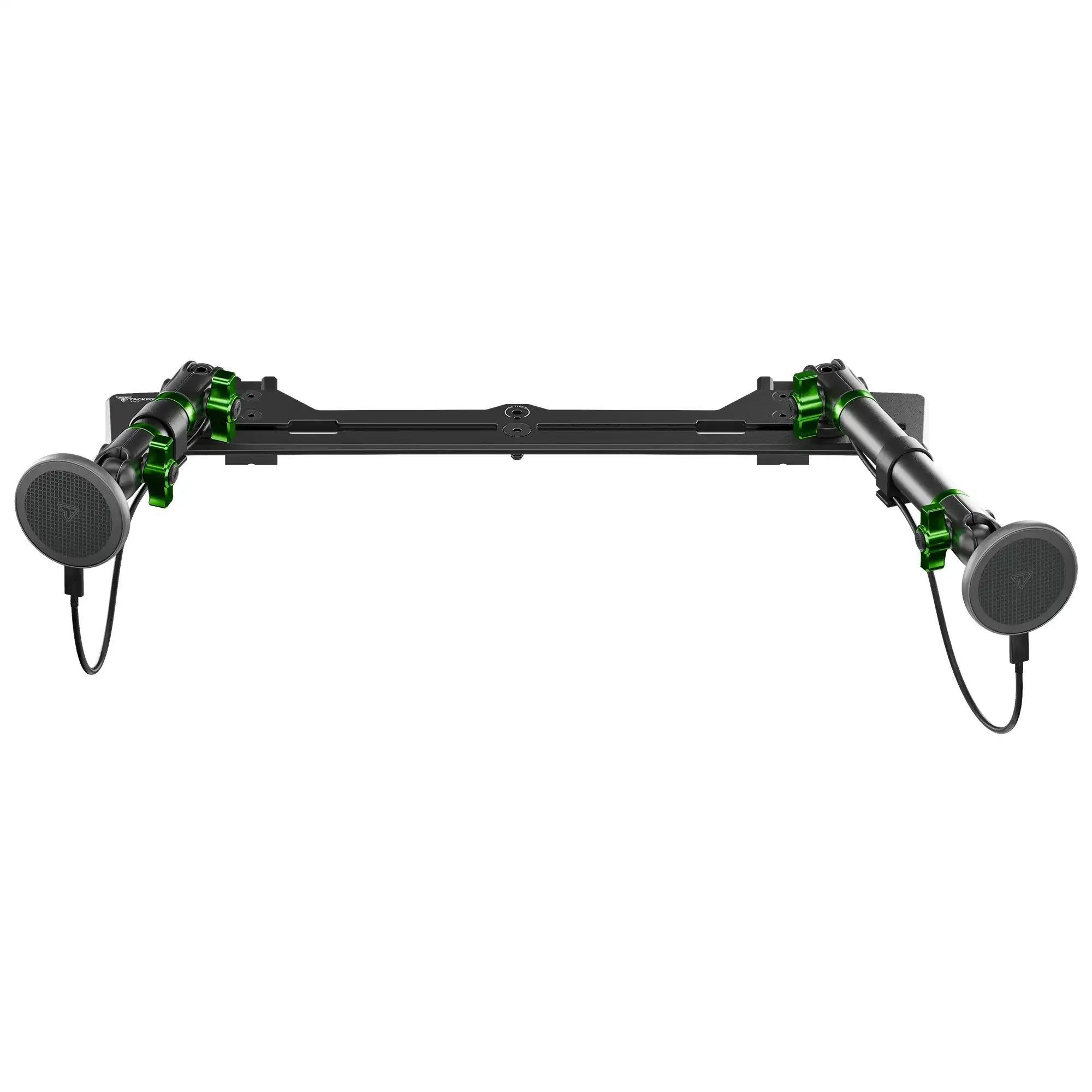 2021-2026 Ford Bronco & Bronco Raptor (Non-Sport) Tackform Slim Track Dash Bracket With Dual MagSafe Charging Phone Mounts