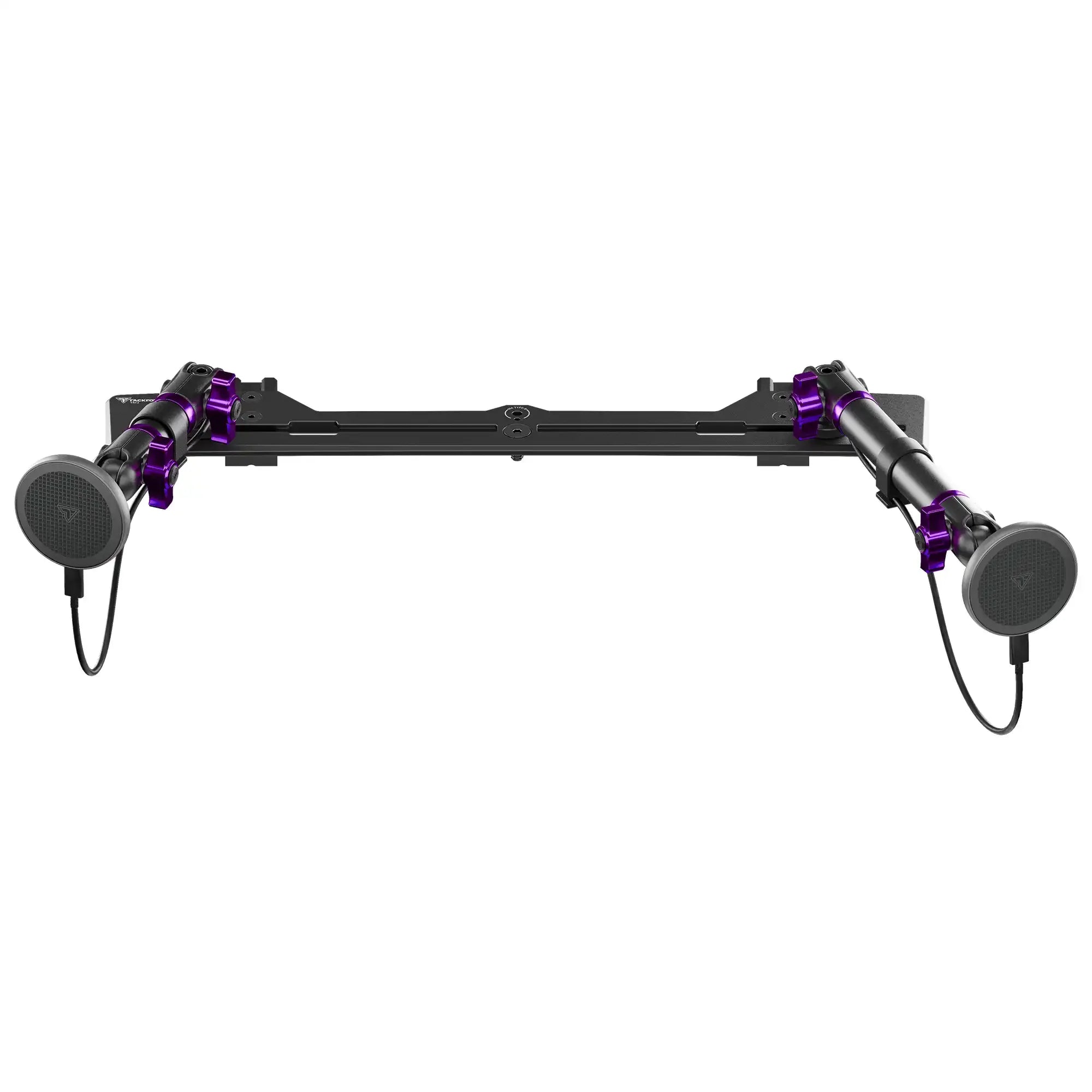 2021-2026 Ford Bronco & Bronco Raptor (Non-Sport) Tackform Slim Track Dash Bracket With Dual MagSafe Charging Phone Mounts