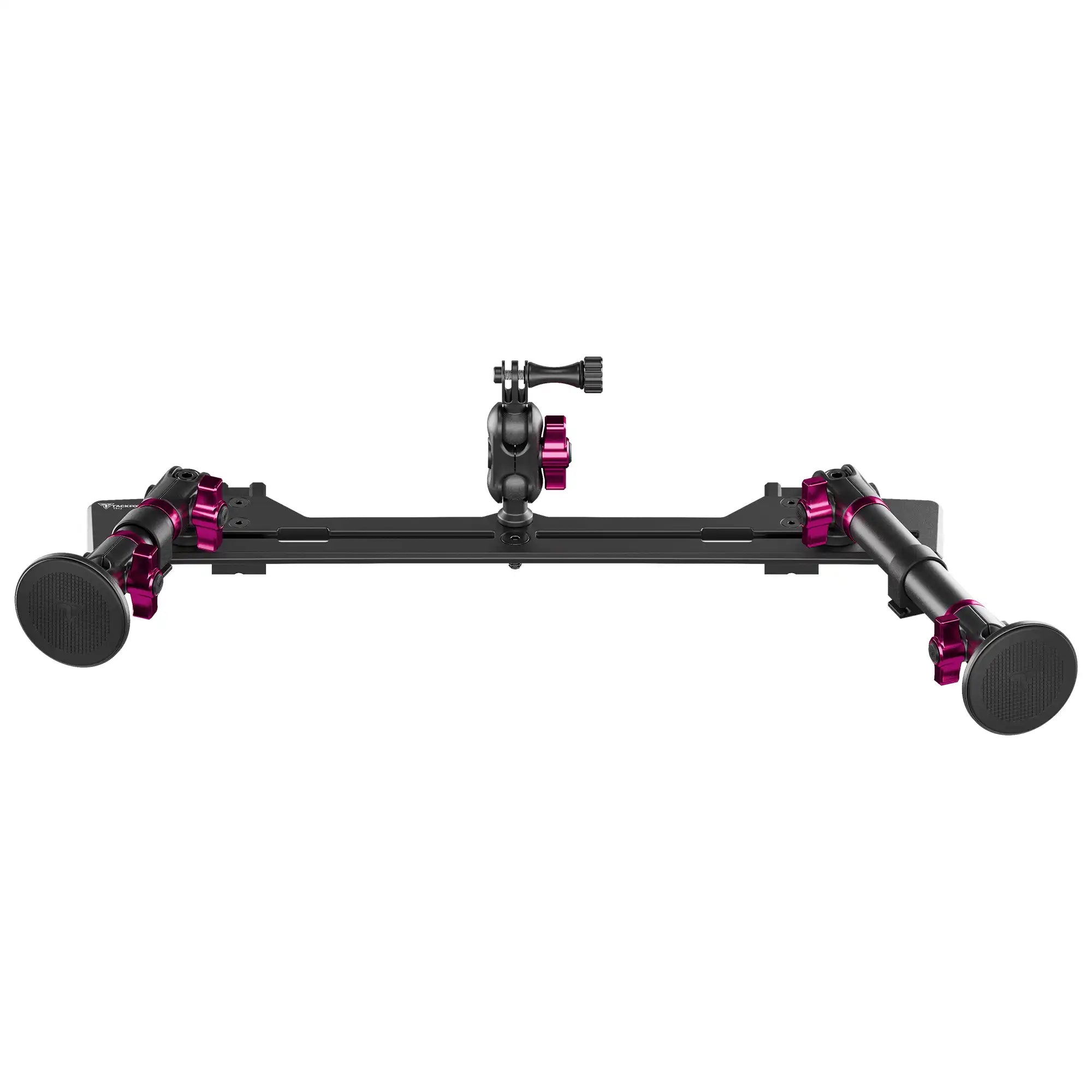 2021-2026 Ford Bronco & Bronco Raptor (Non-Sport) Tackform Slim Track Dash Bracket With Dual MagSafe Phone Mounts & GoPro Mount