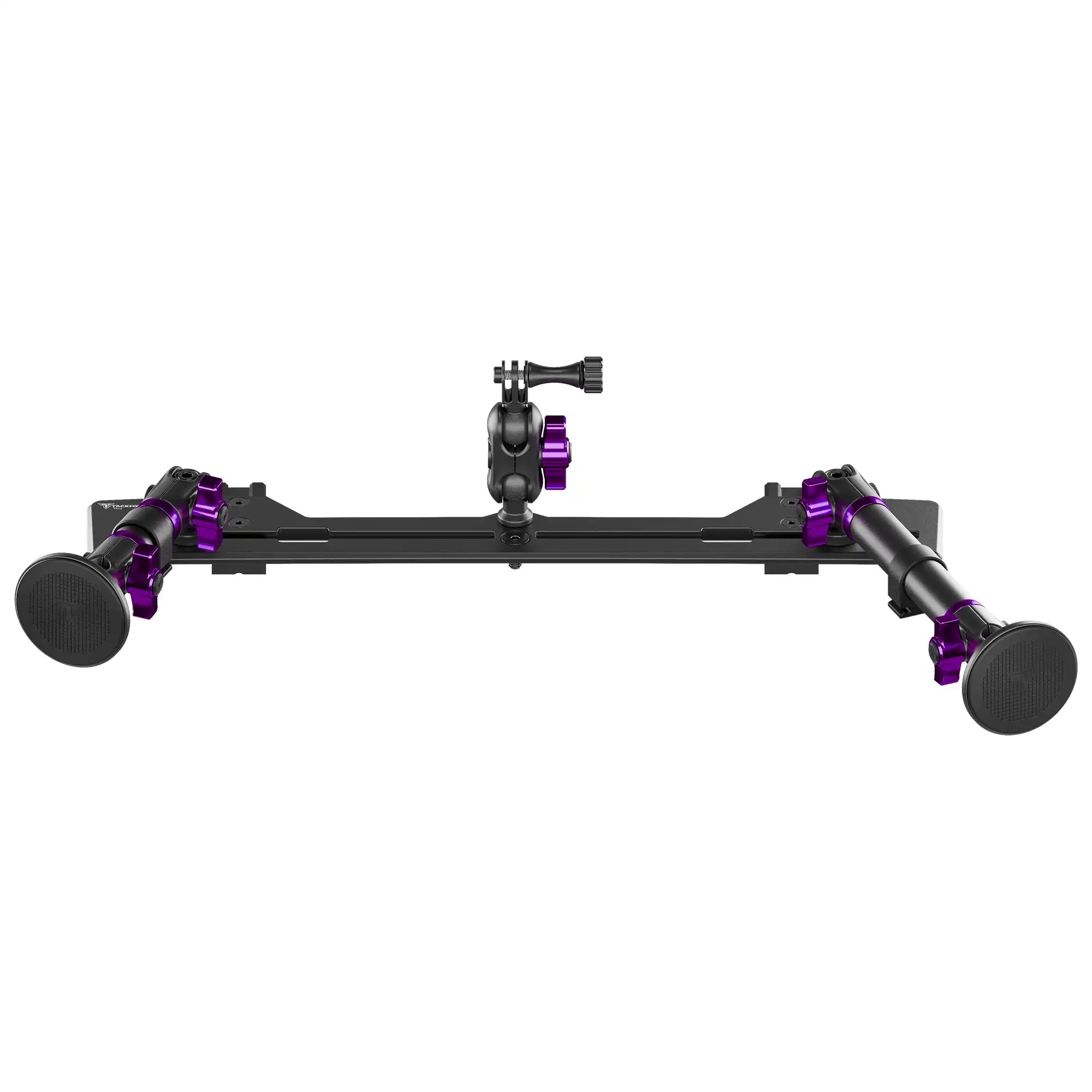 2021-2026 Ford Bronco & Bronco Raptor (Non-Sport) Tackform Slim Track Dash Bracket With Dual MagSafe Phone Mounts & GoPro Mount