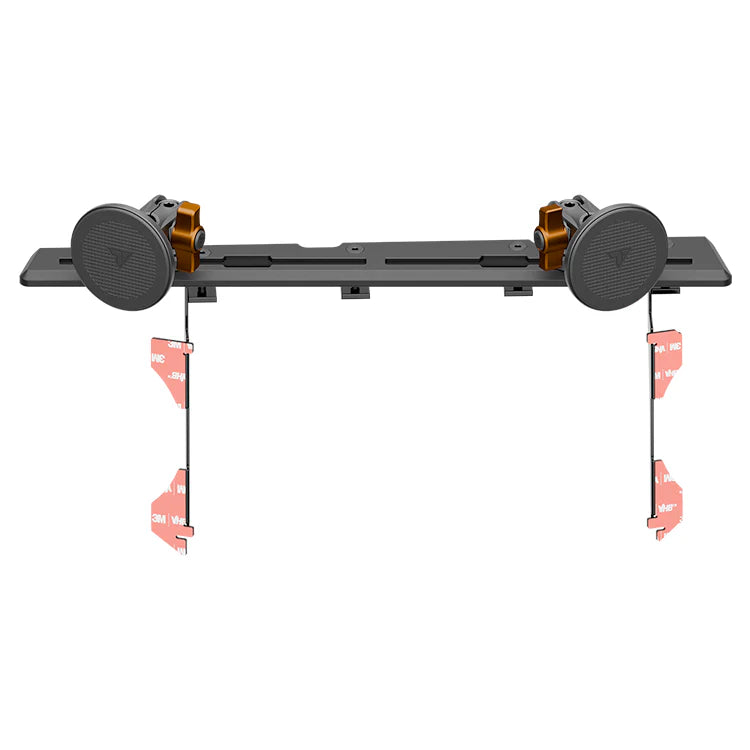 Dash Mount For 2016-2023 Toyota Tacoma Tackform Slim Track Dash Bracket With Dual MagSafe Phone Mounts