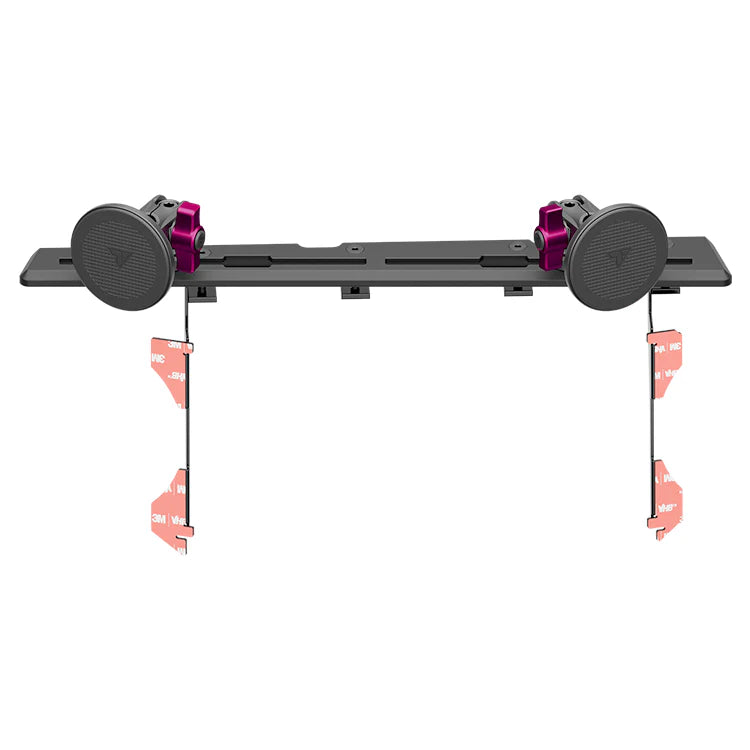 Dash Mount For 2016-2023 Toyota Tacoma Tackform Slim Track Dash Bracket With Dual MagSafe Phone Mounts