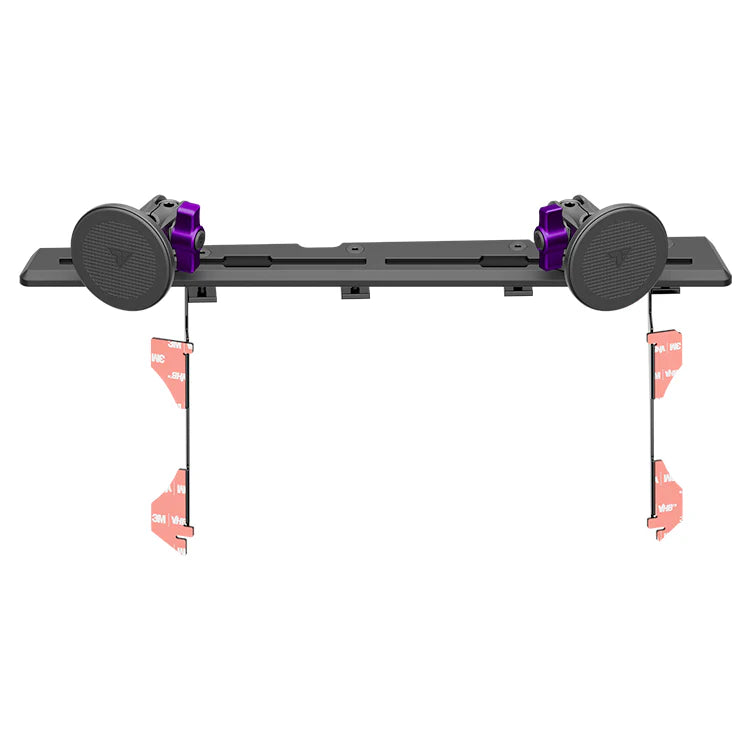 Dash Mount For 2016-2023 Toyota Tacoma Tackform Slim Track Dash Bracket With Dual MagSafe Phone Mounts
