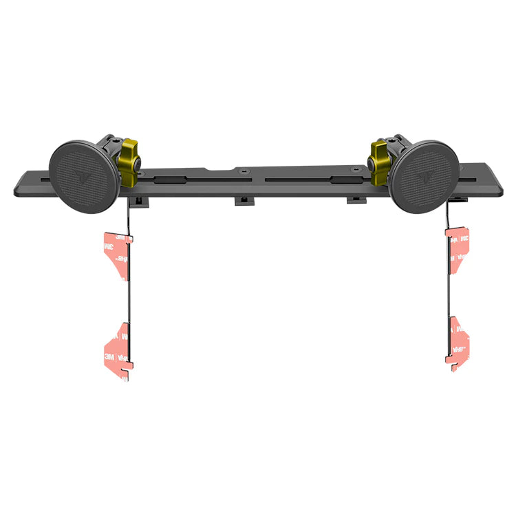 Dash Mount For 2016-2023 Toyota Tacoma Tackform Slim Track Dash Bracket With Dual MagSafe Phone Mounts