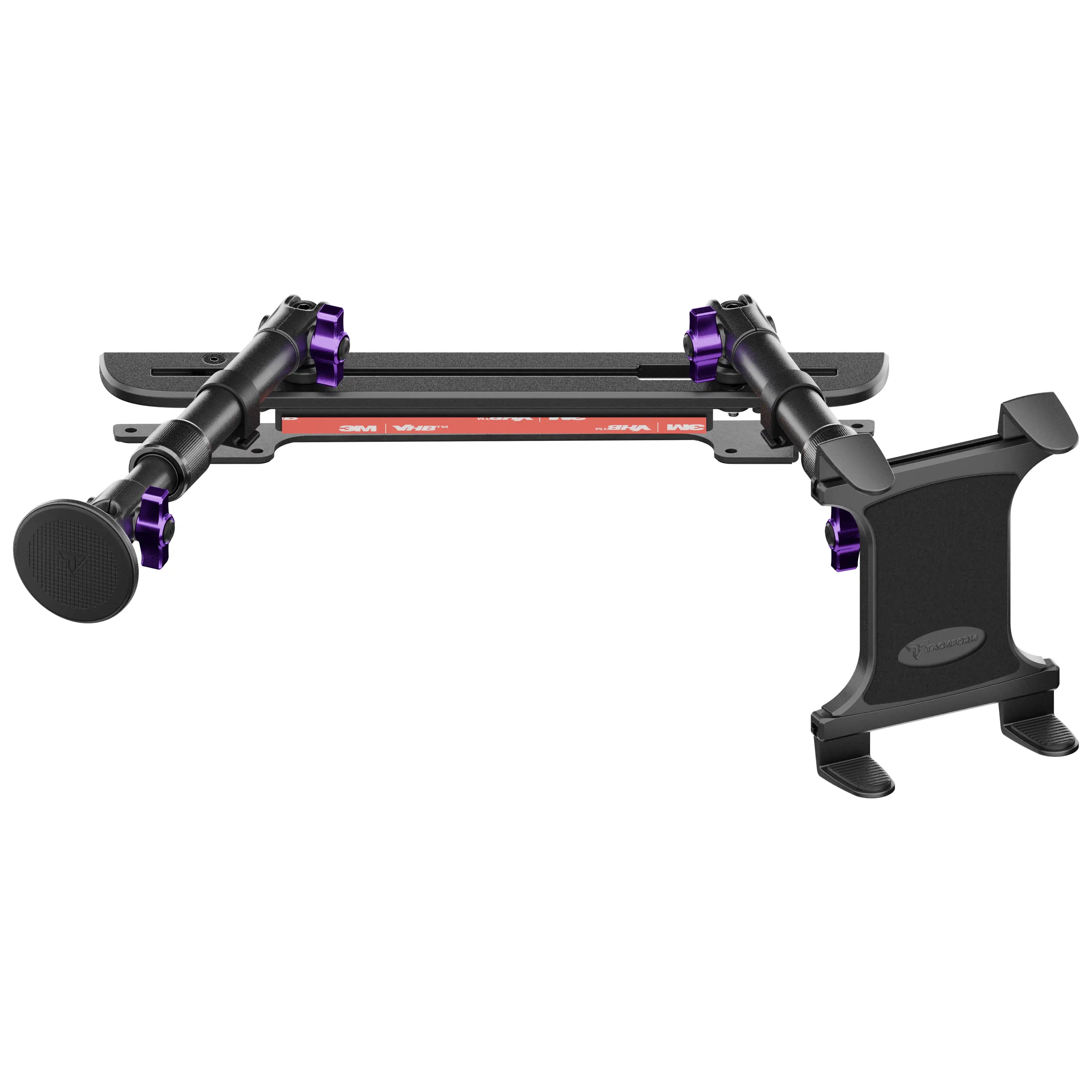 2024-2026 Ford F-150 (See Compatibility Info For Specific Year/Trim Fitment Details) Tackform Slim Track Dash Bracket With MagSafe Phone Mount and Tablet Holder | Telescoping Arm
