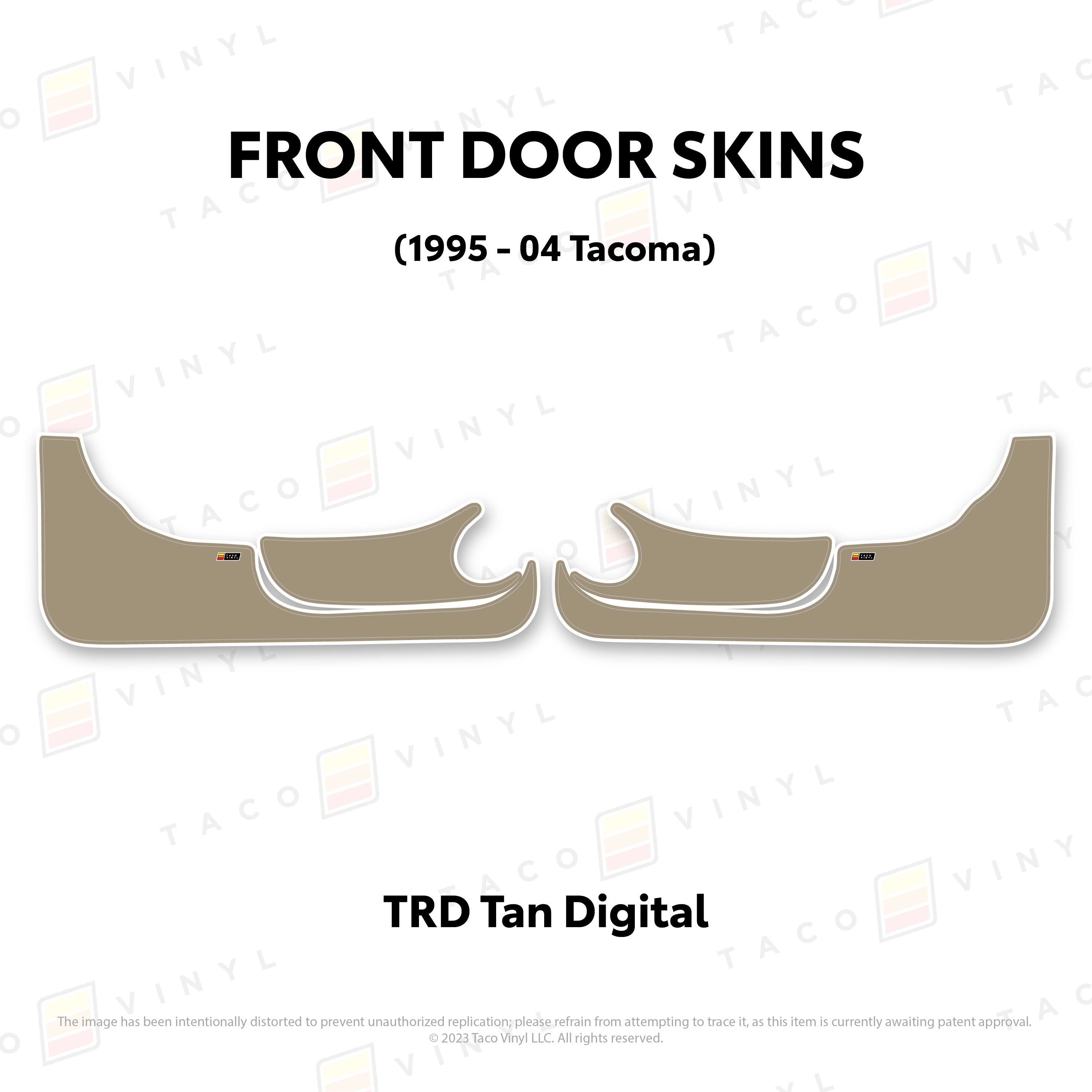 1995-04  Door Skins (Lower Section) For Tacoma