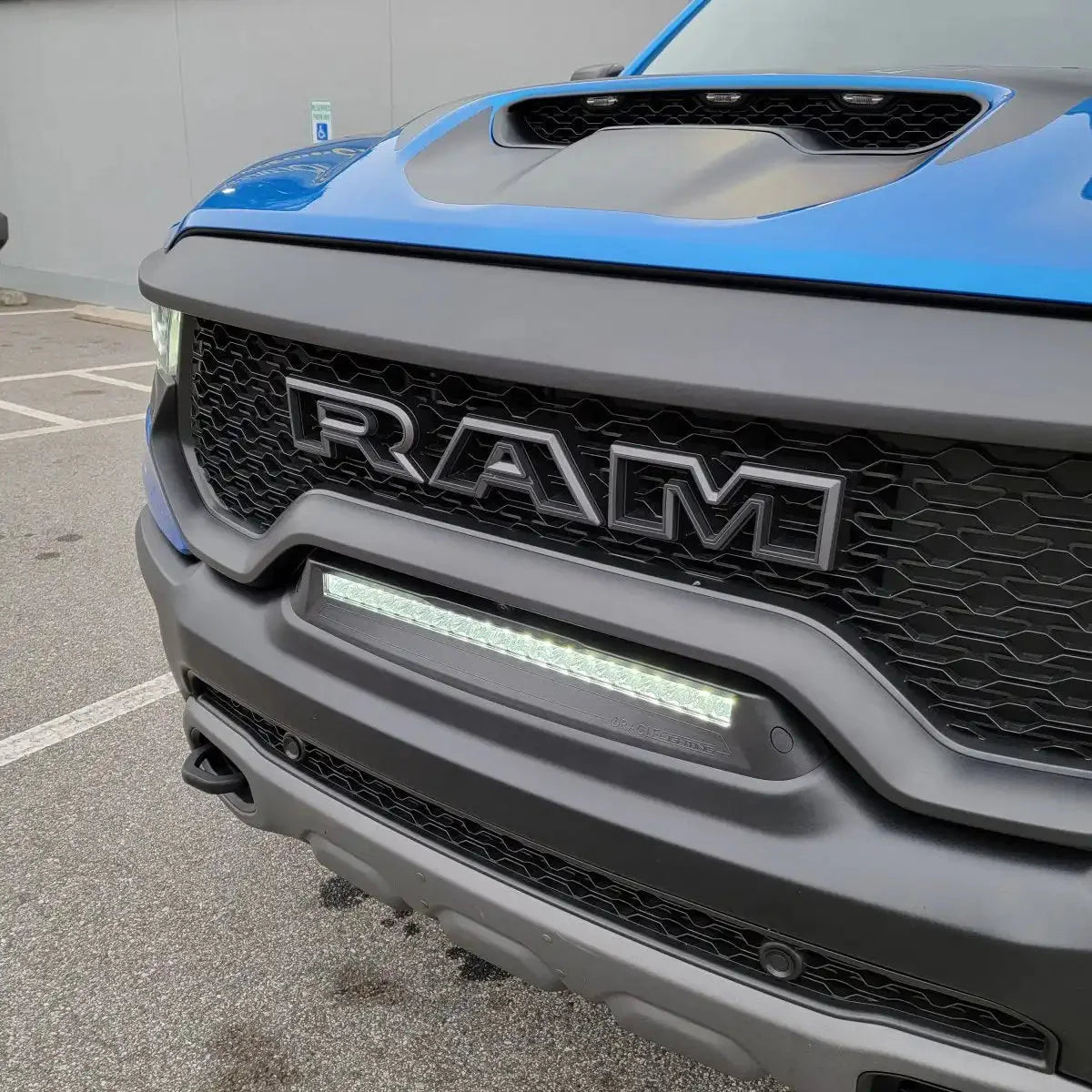 Front Bumper Flush LED Light Bar For 2019-2025 RAM Rebel/TRX/RHO | 100W 12,000 Lumens