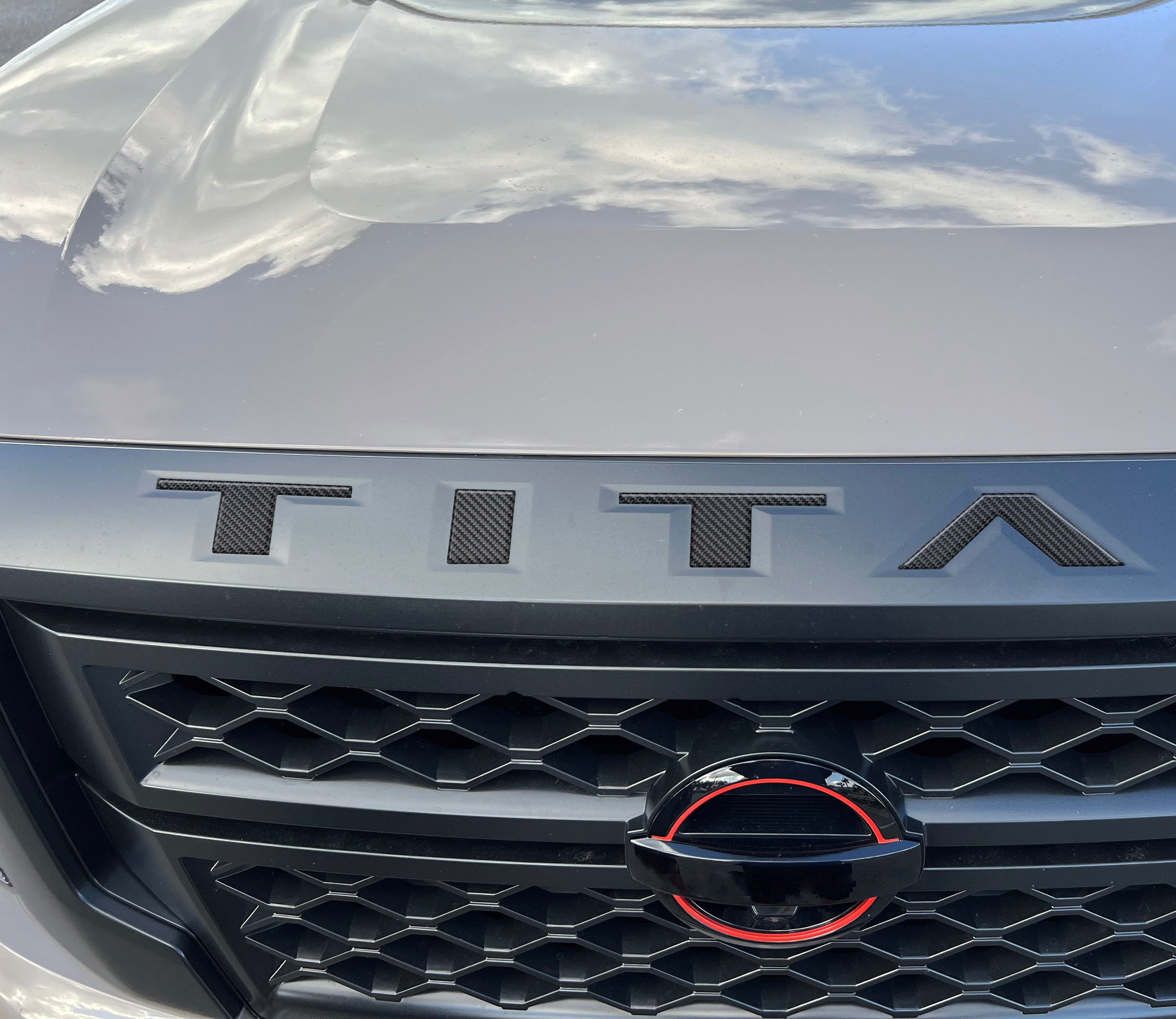 Grille Letter Inserts Fits 2022-2024 Nissan Titan