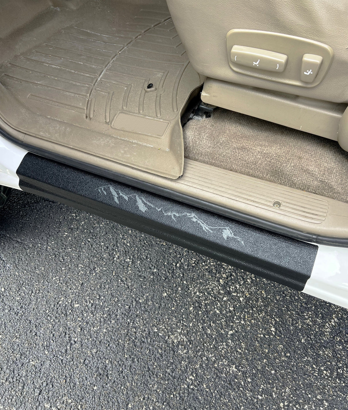 Textured Door Sill Overlays Fits 2000-2006 Toyota Tundra