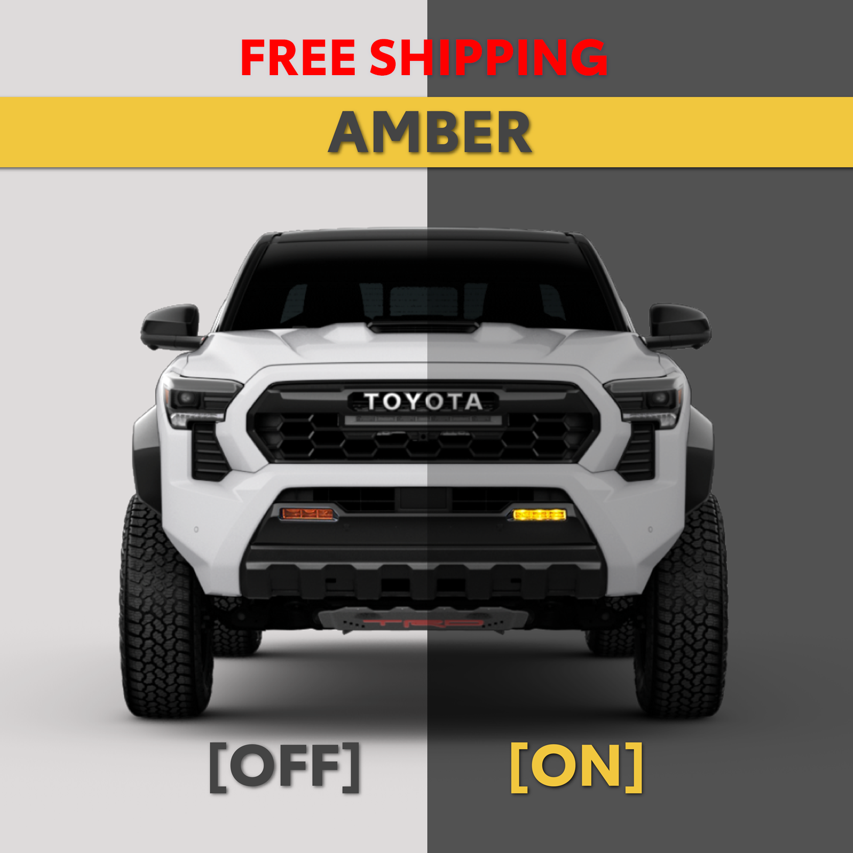 2024+ Fog Light Overlay For Tacoma