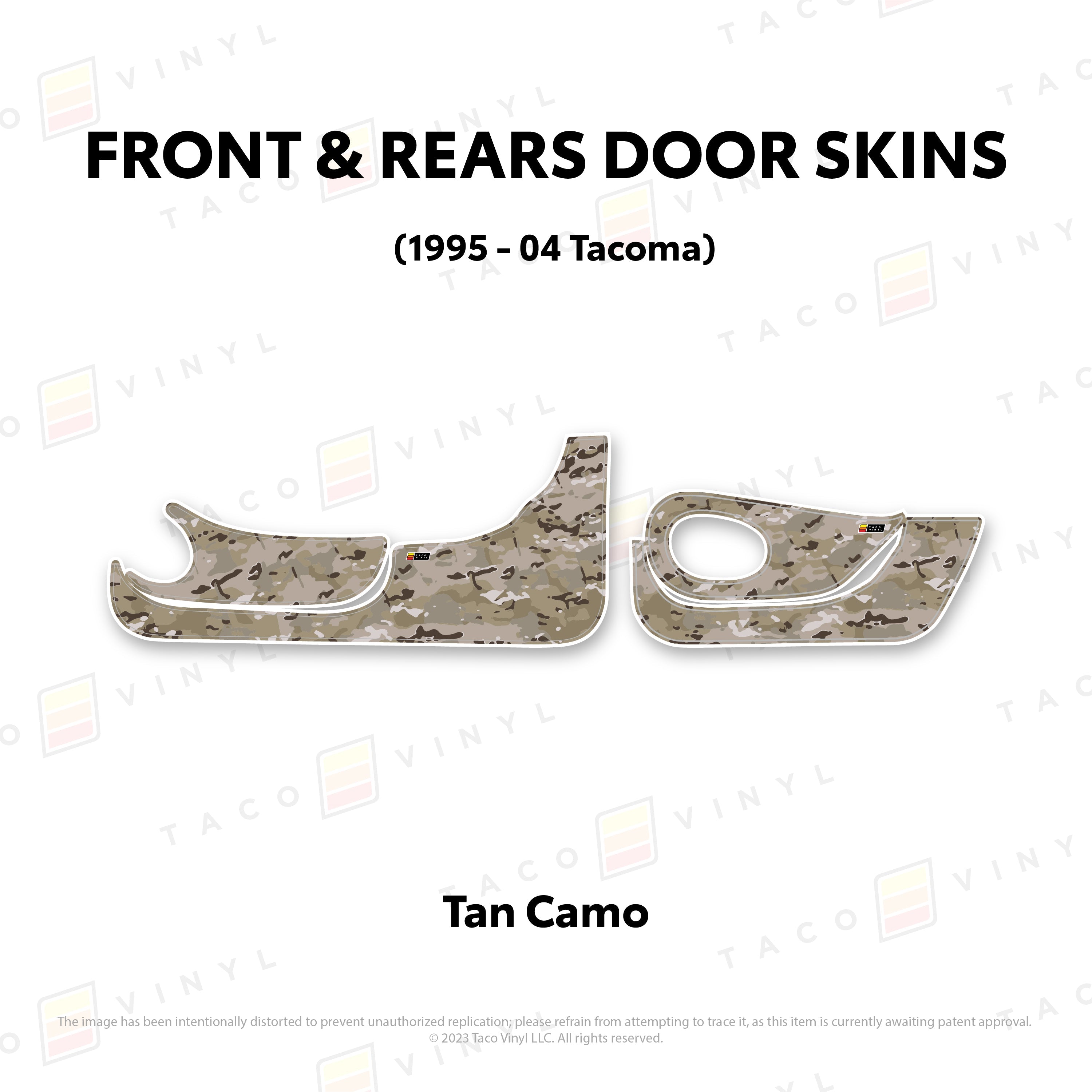 1995-04  Door Skins (Lower Section) For Tacoma