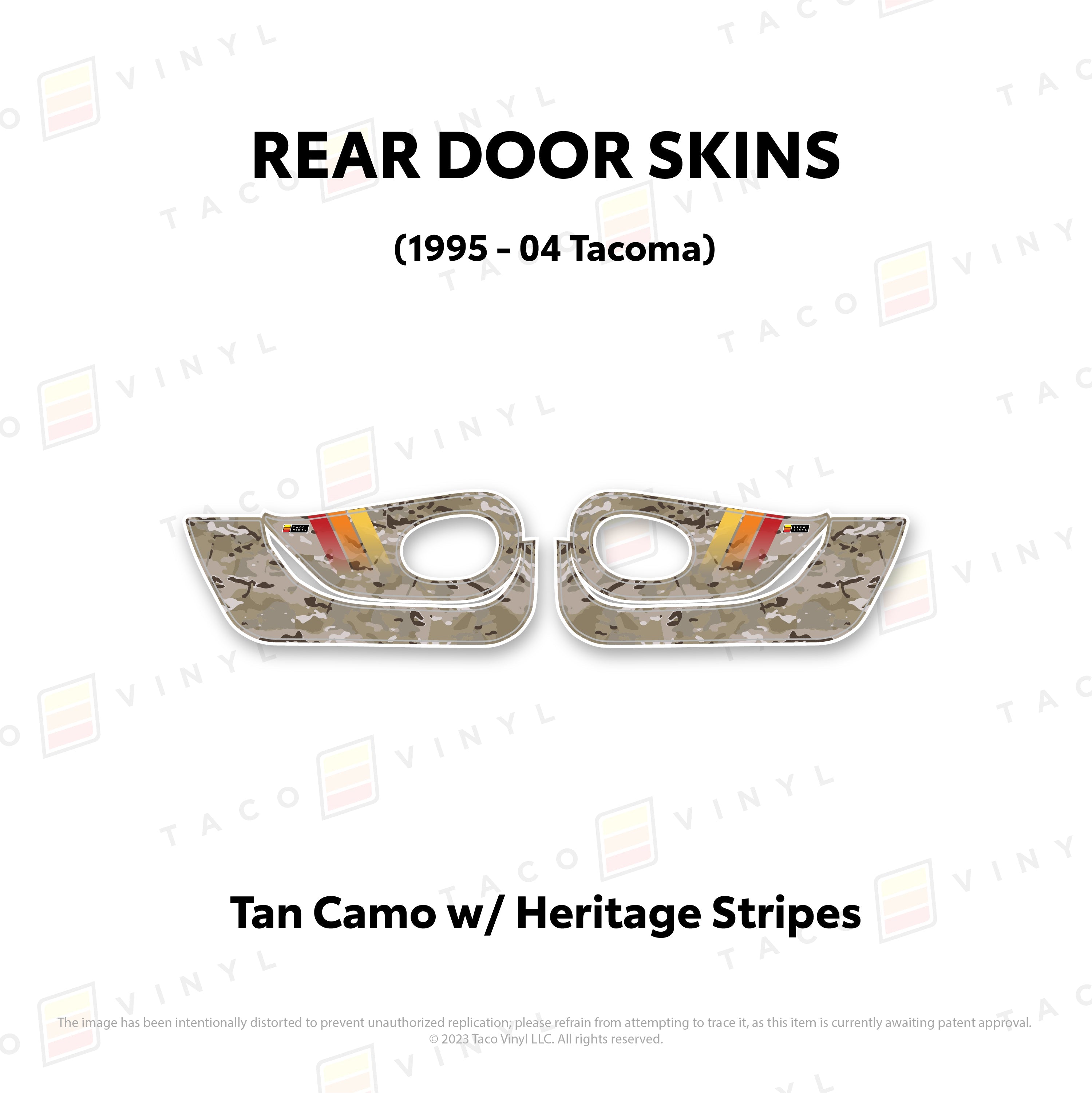 1995-04  Door Skins (Lower Section) For Tacoma