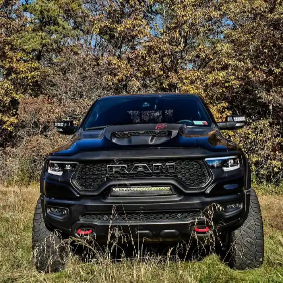 Front Bumper Flush LED Light Bar For 2019-2025 RAM Rebel/TRX/RHO | 100W 12,000 Lumens
