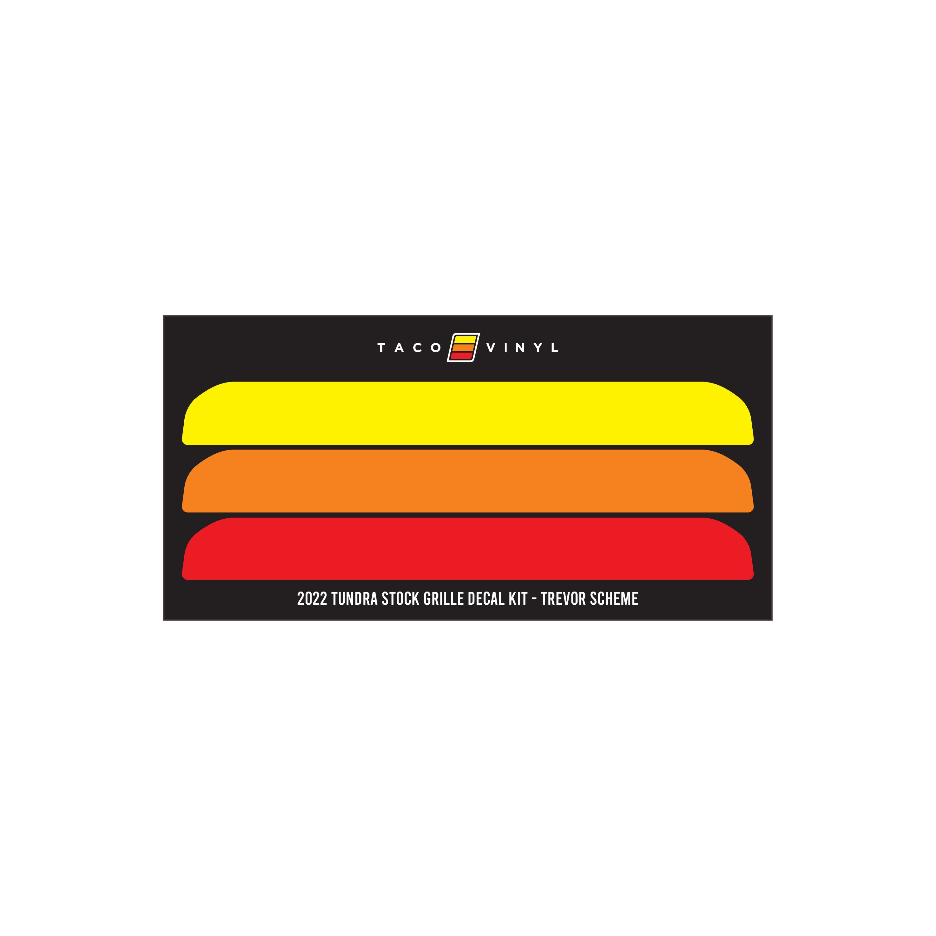 2022+  Offroad Grille Decal For Tundra